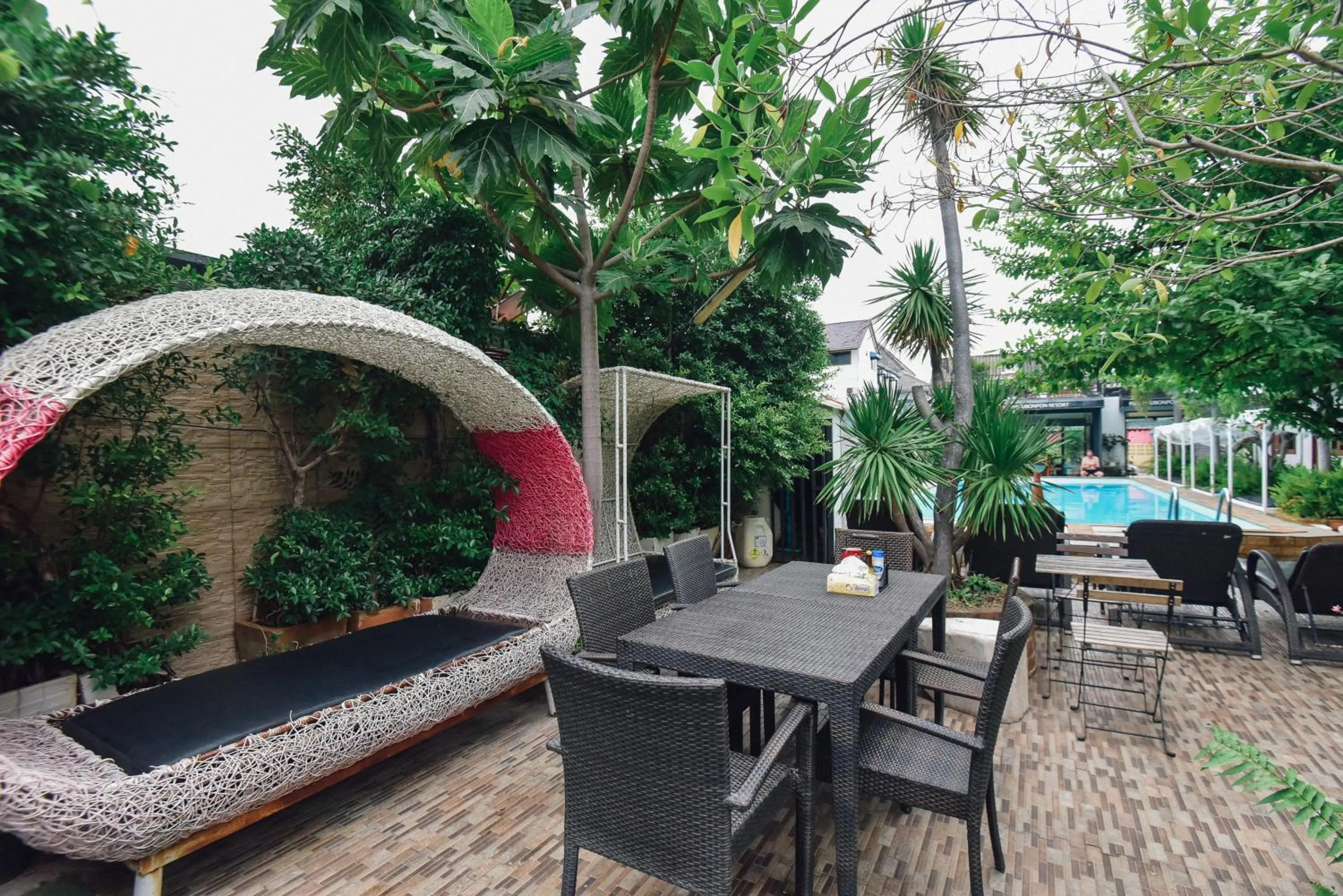 Living room in P.U. Inn Resort