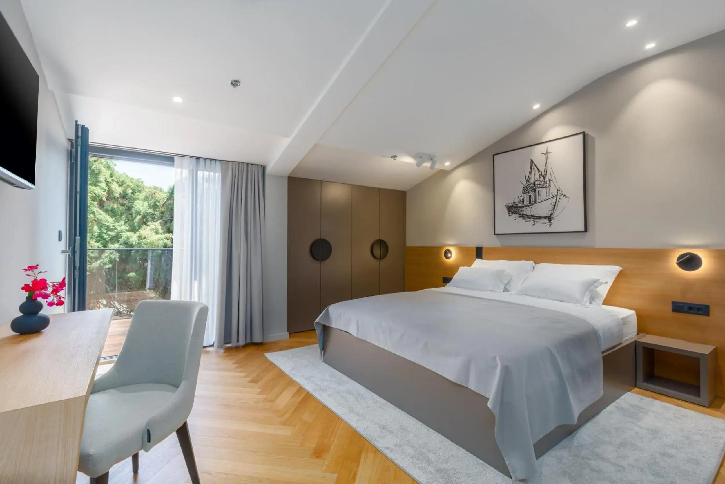 Double Room with Balcony - single occupancy in Hotel Squero Double Room with Balcony - single occupancy in Hotel Squero