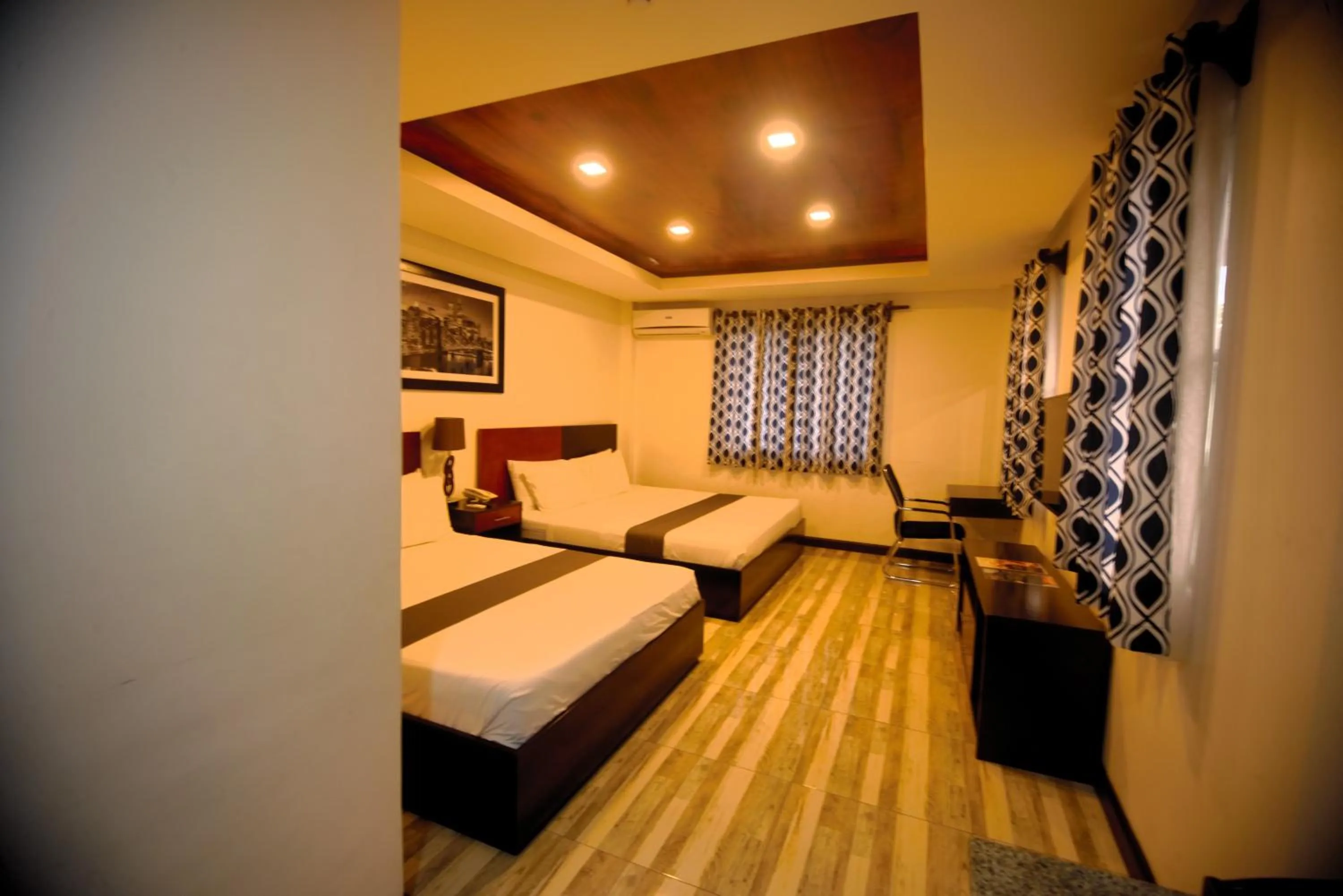 Bed in Hotel Gabriella