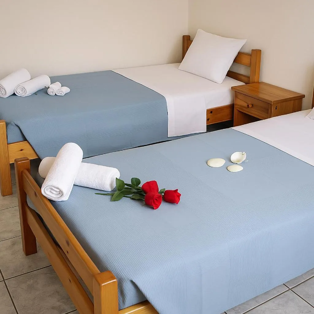 Photo of the whole room, Bed in Blue Lake Holiday Homes - Keri Summer Escape