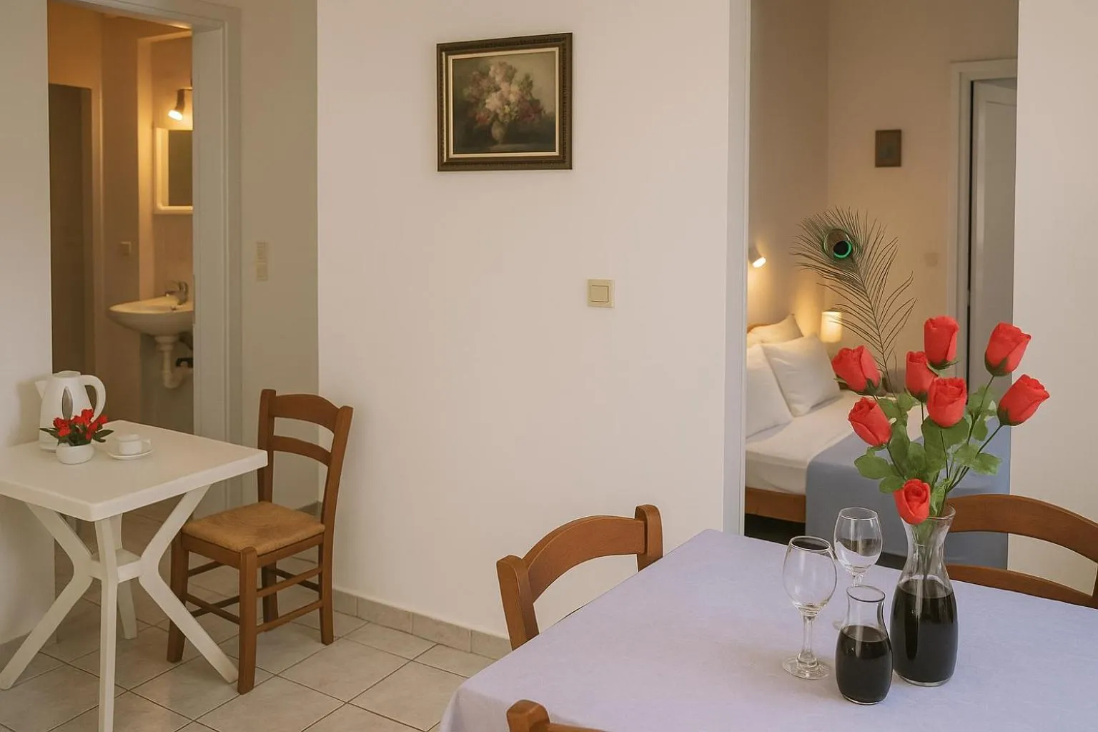 Dining area in Blue Lake Holiday Homes - Keri Summer Escape