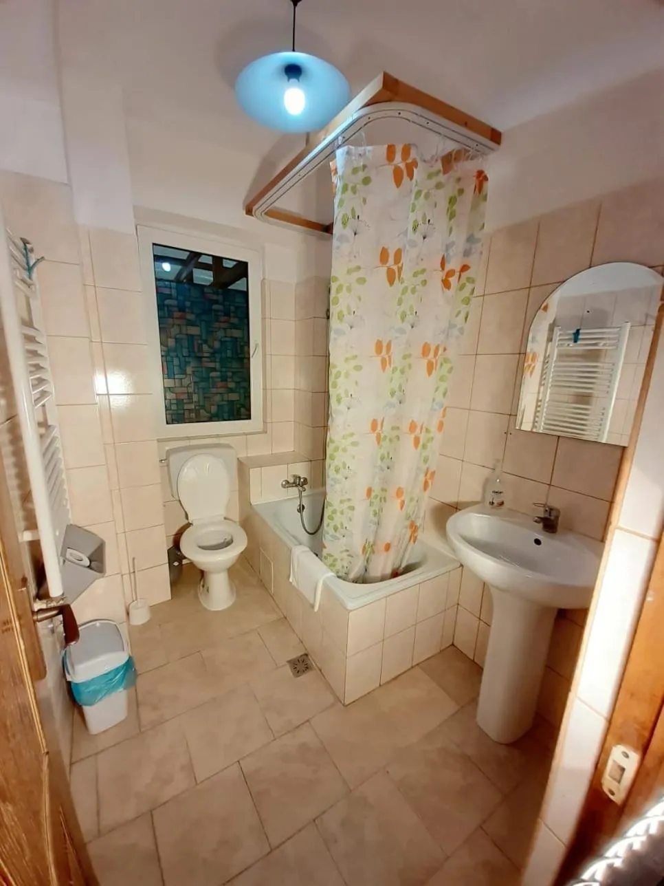 Shower in Taxi Hostel