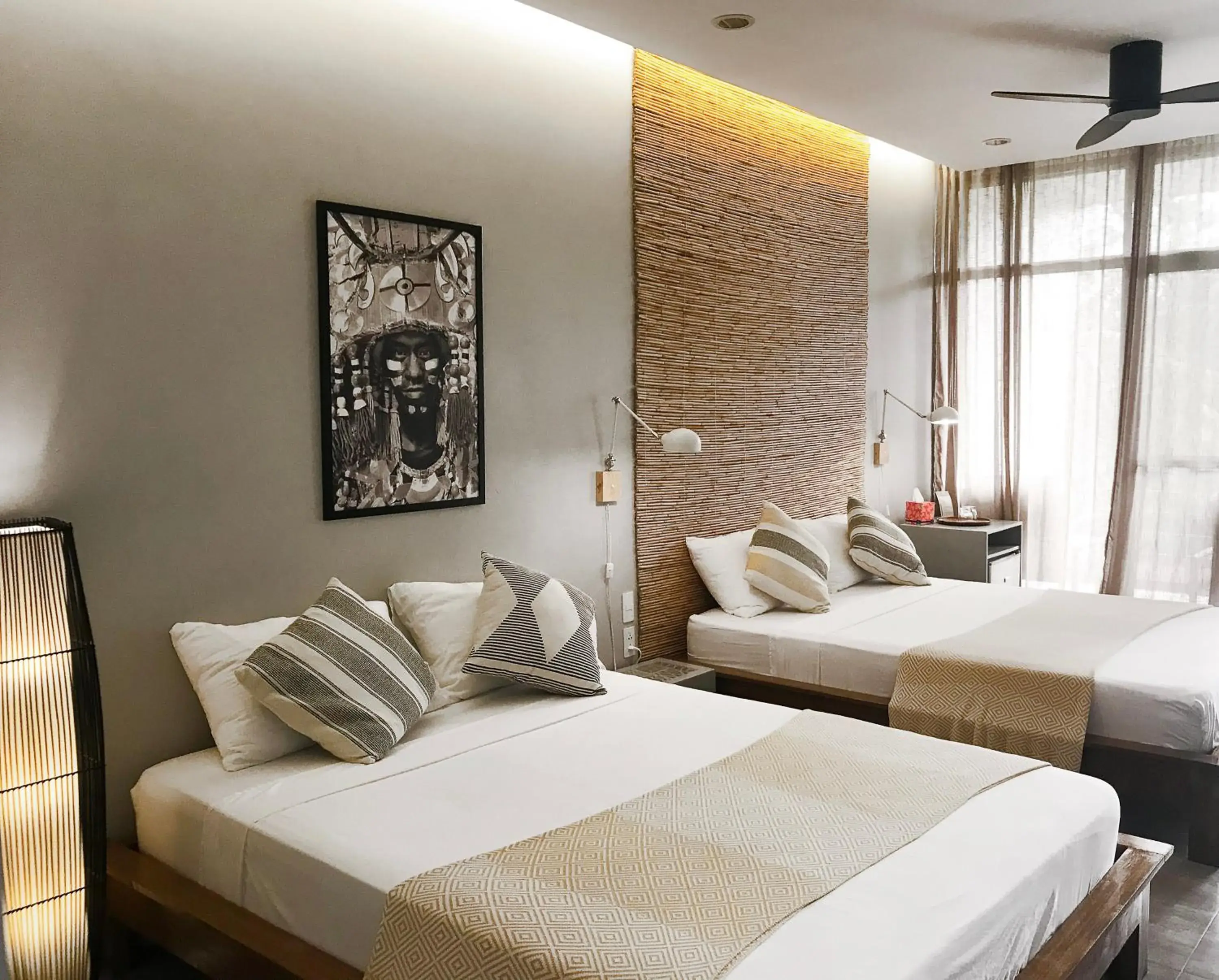 Bed in Mahi Mahi Dive Resort Bed in Mahi Mahi Dive Resort