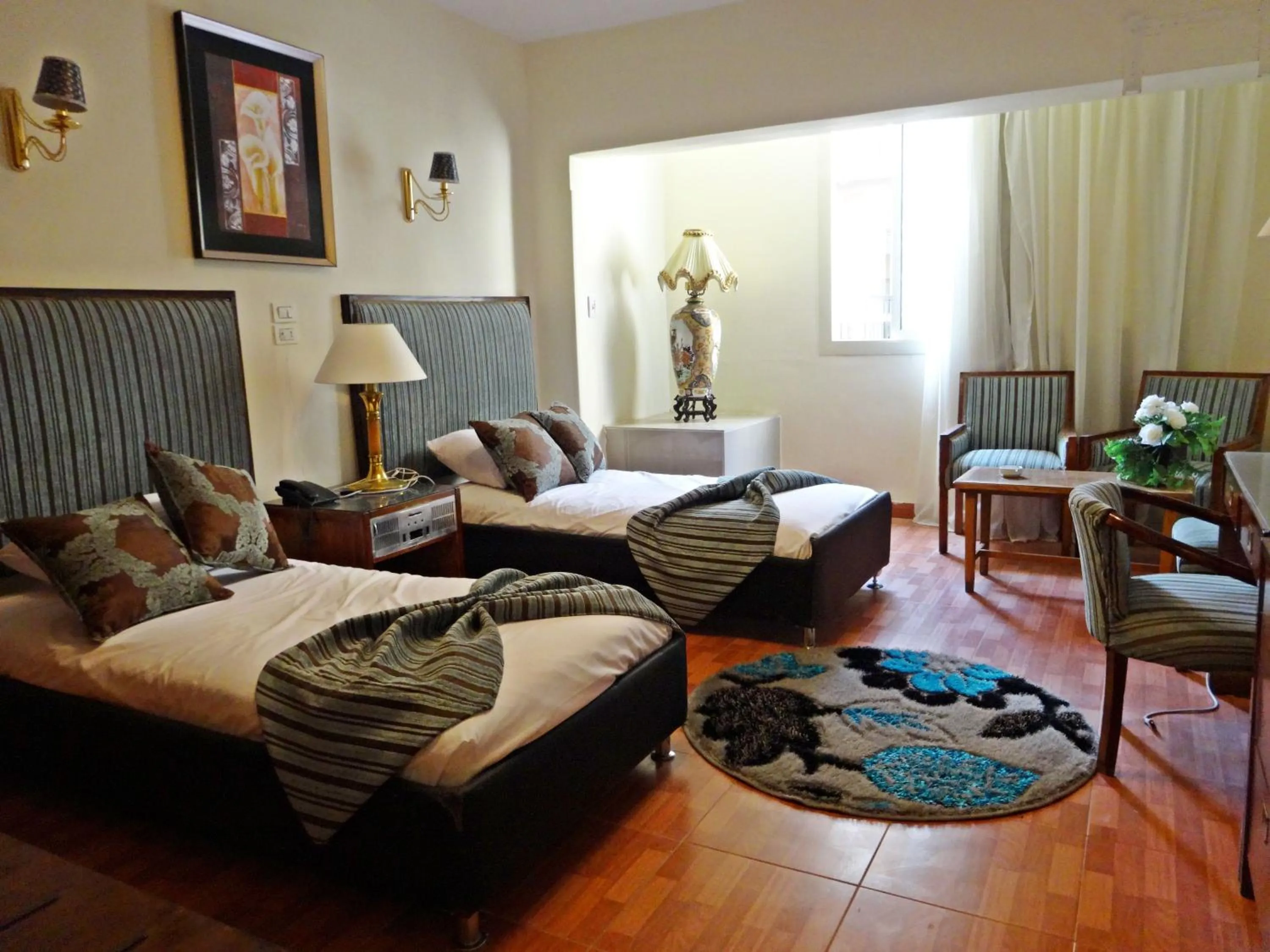 Bed in Indiana Hotel