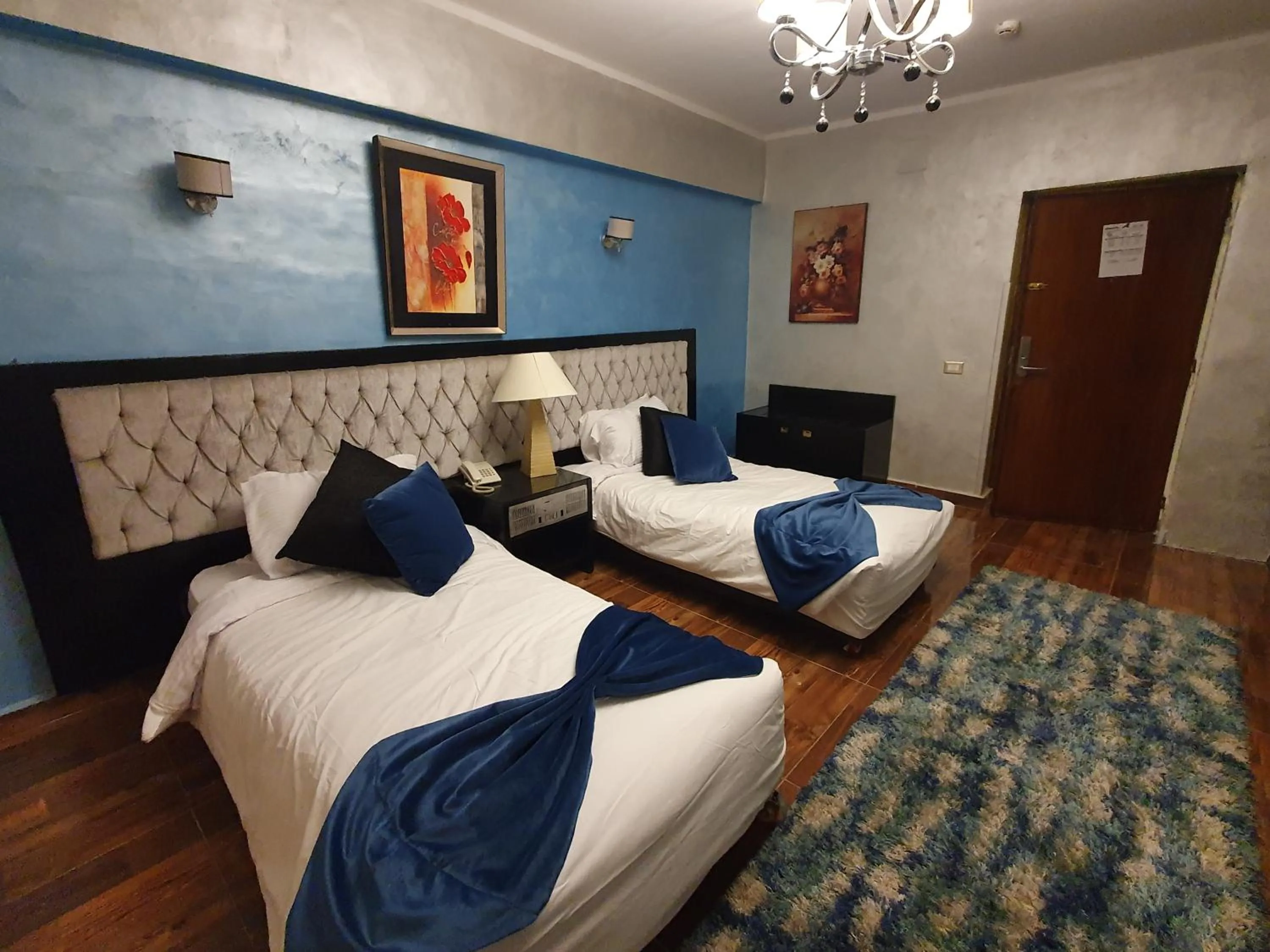 Bed in Indiana Hotel