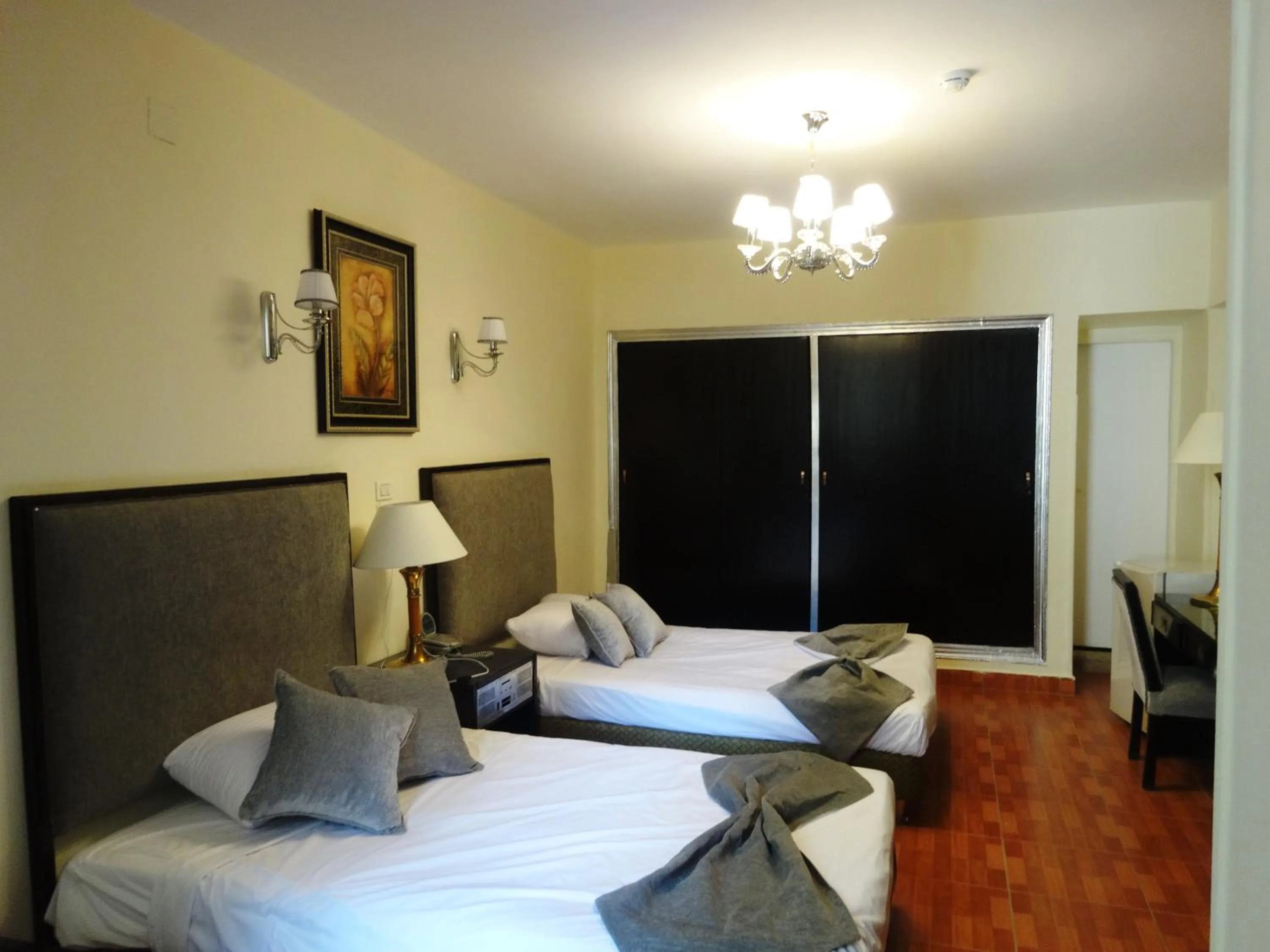 Bed in Indiana Hotel