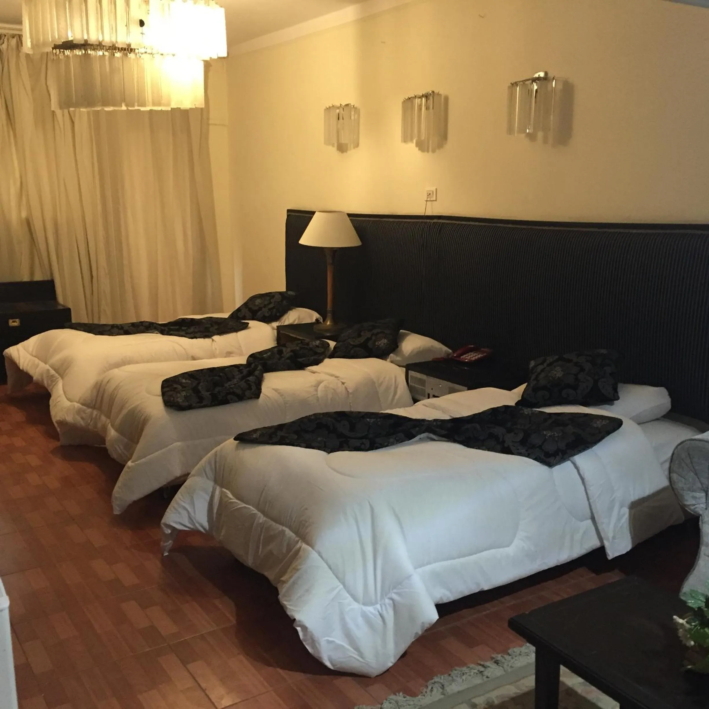 Bed in Indiana Hotel