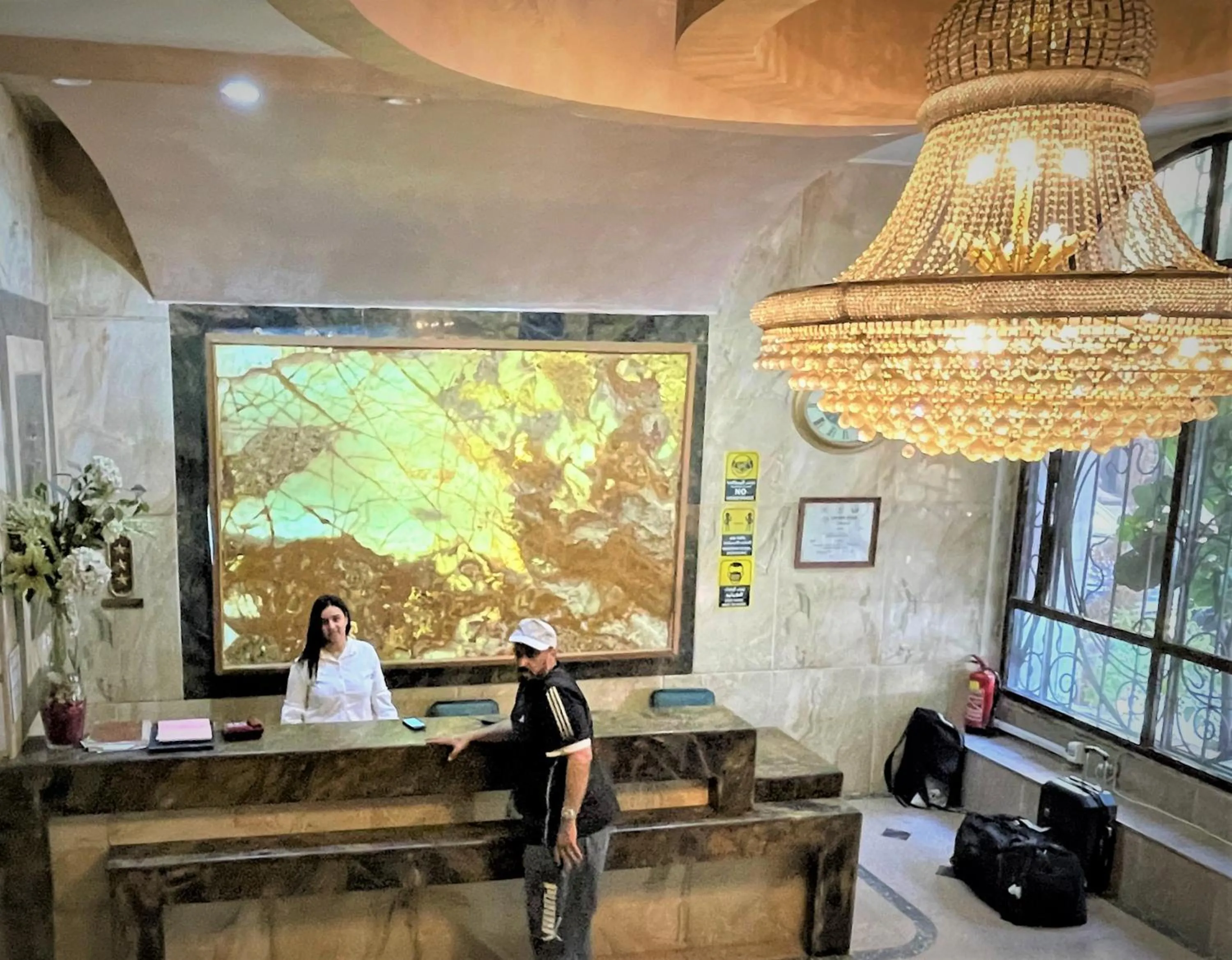 Lobby or reception in Indiana Hotel