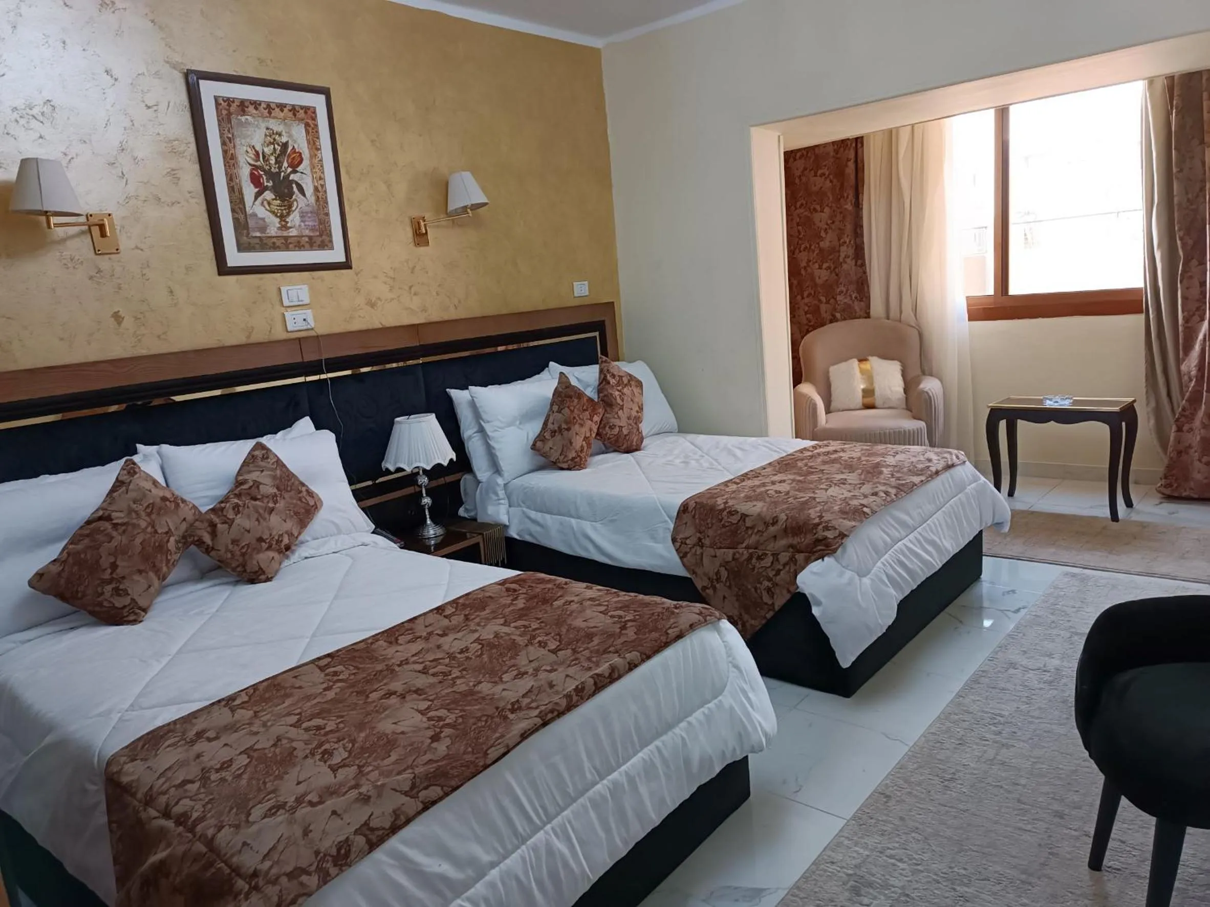 Bed in Indiana Hotel