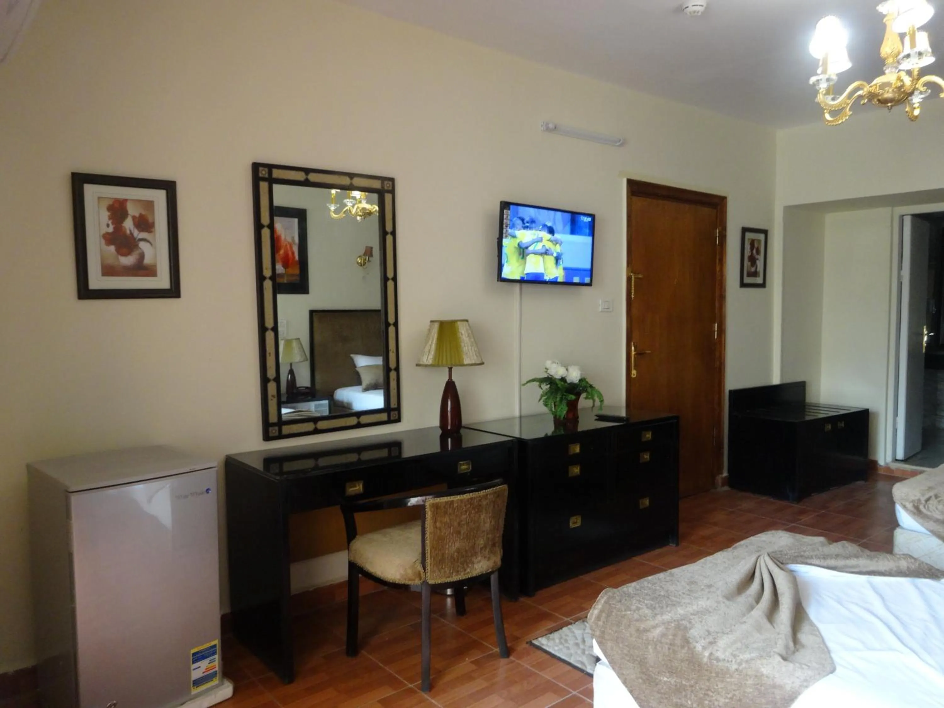 Bed in Indiana Hotel