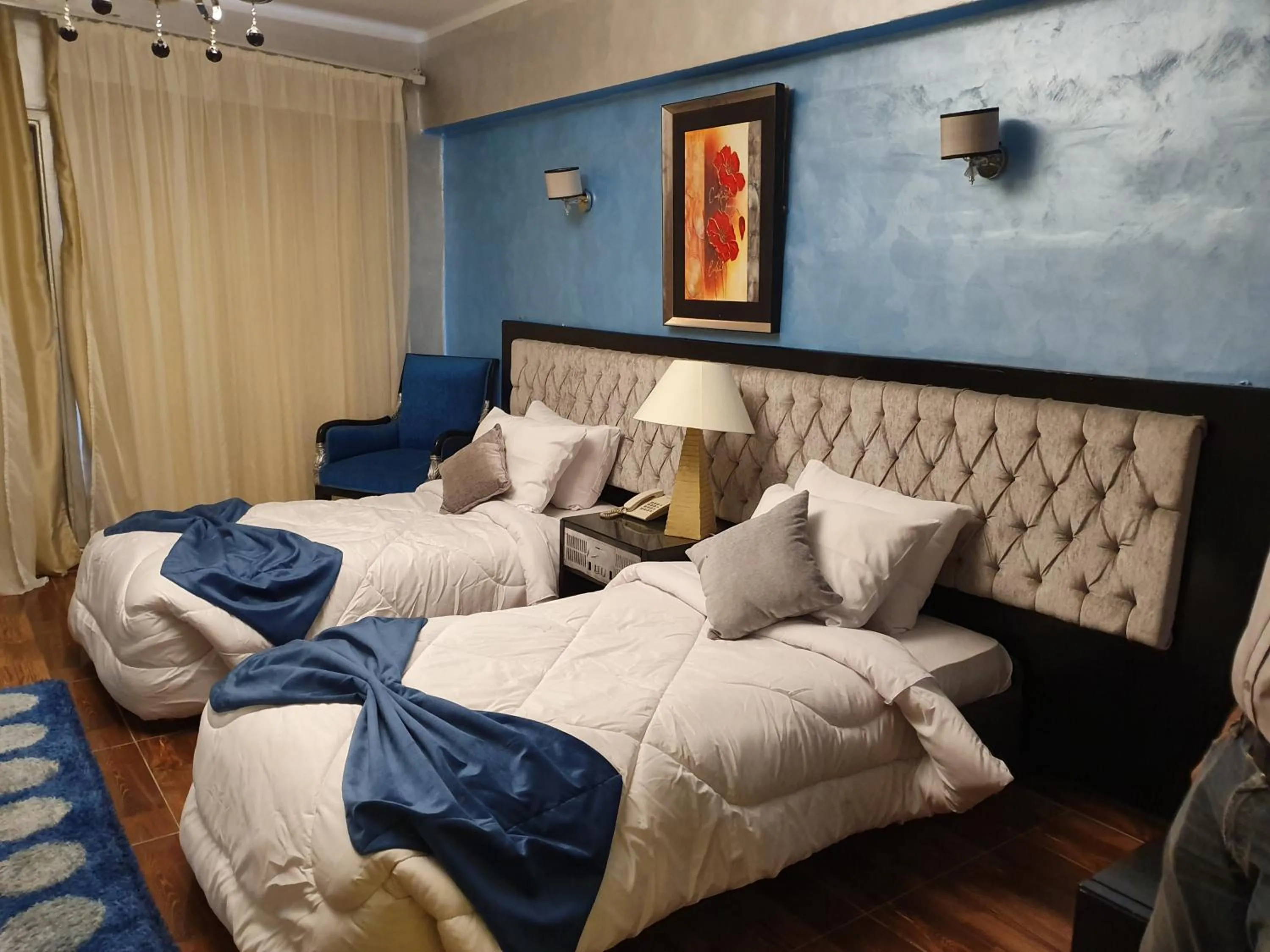 Bed in Indiana Hotel