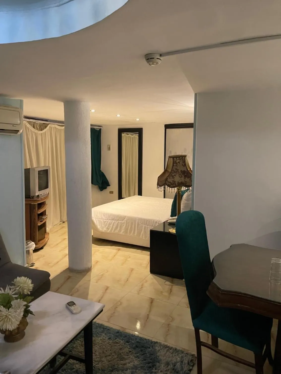 Bed in Indiana Hotel