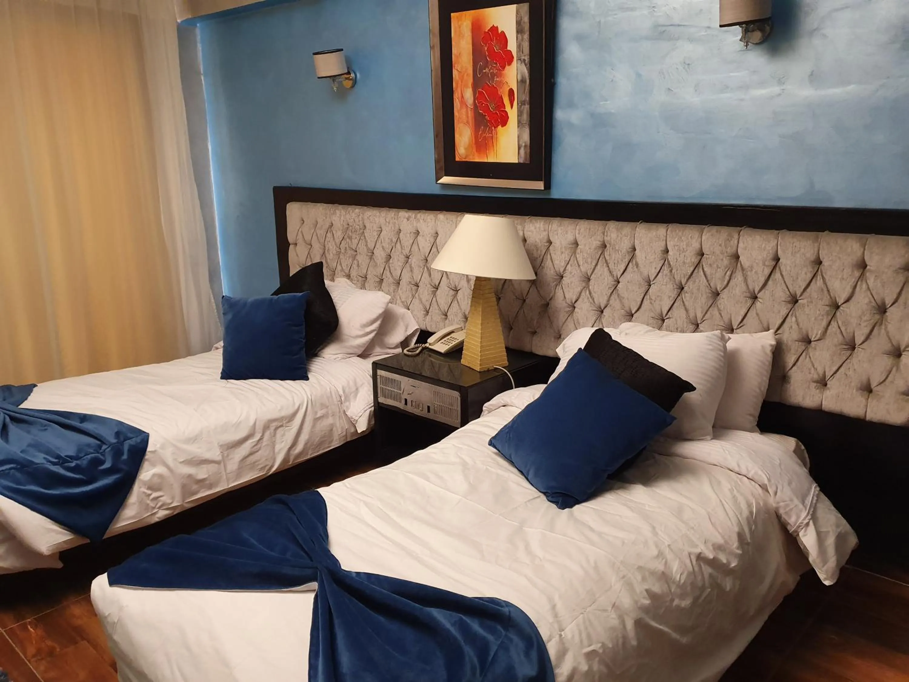 Bed in Indiana Hotel