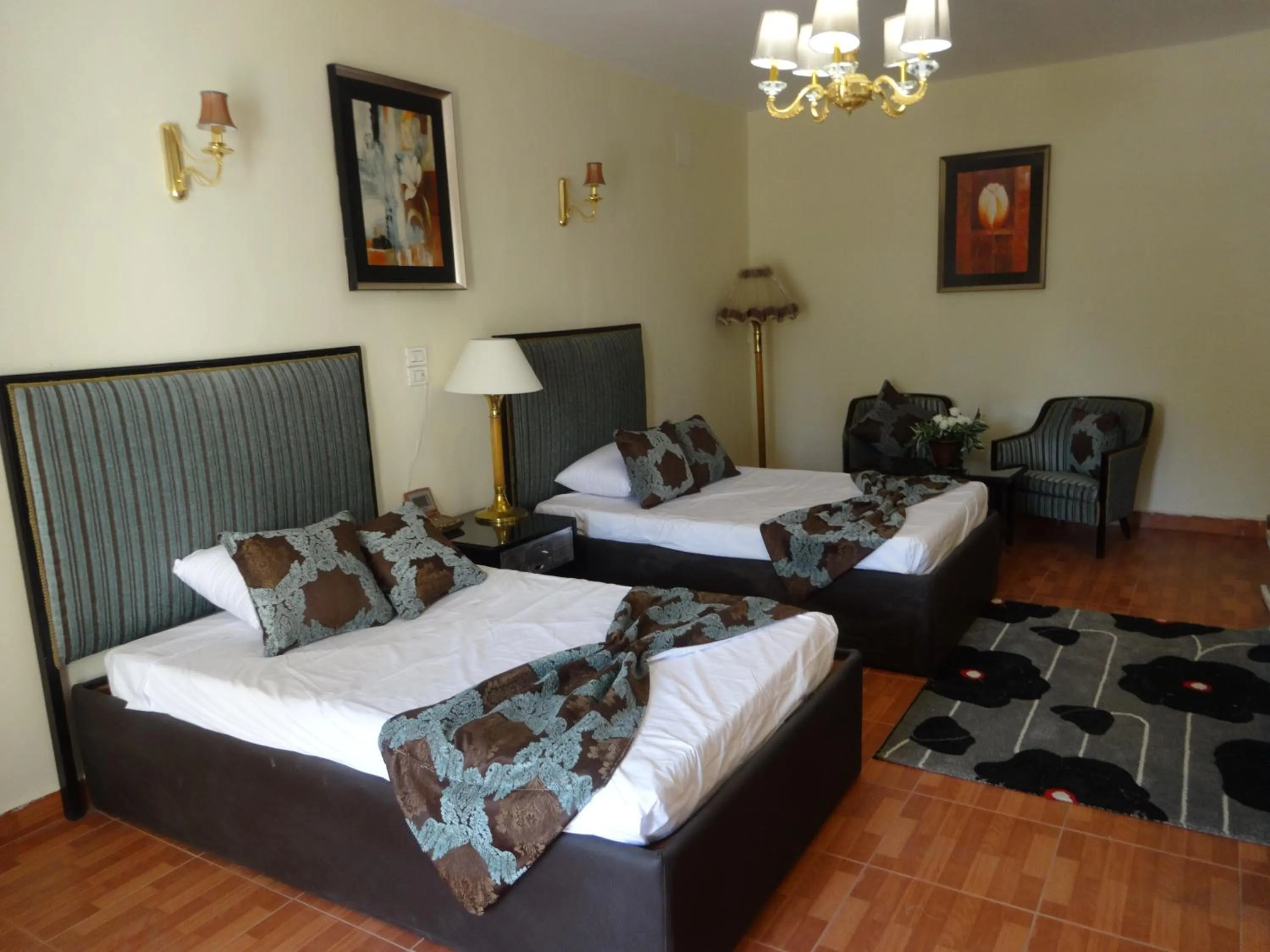 Bed in Indiana Hotel