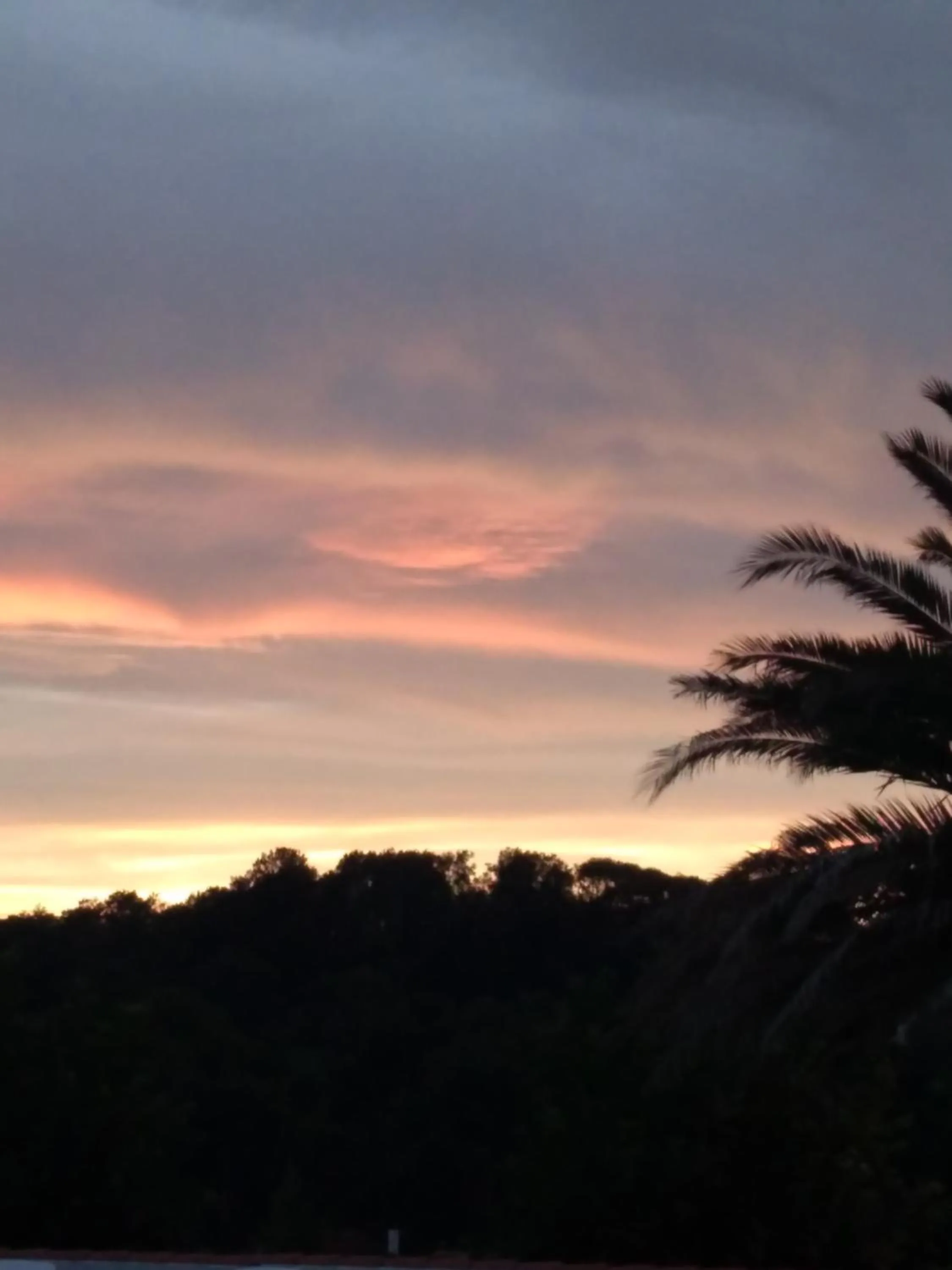 Sunset in Hôtel Camou