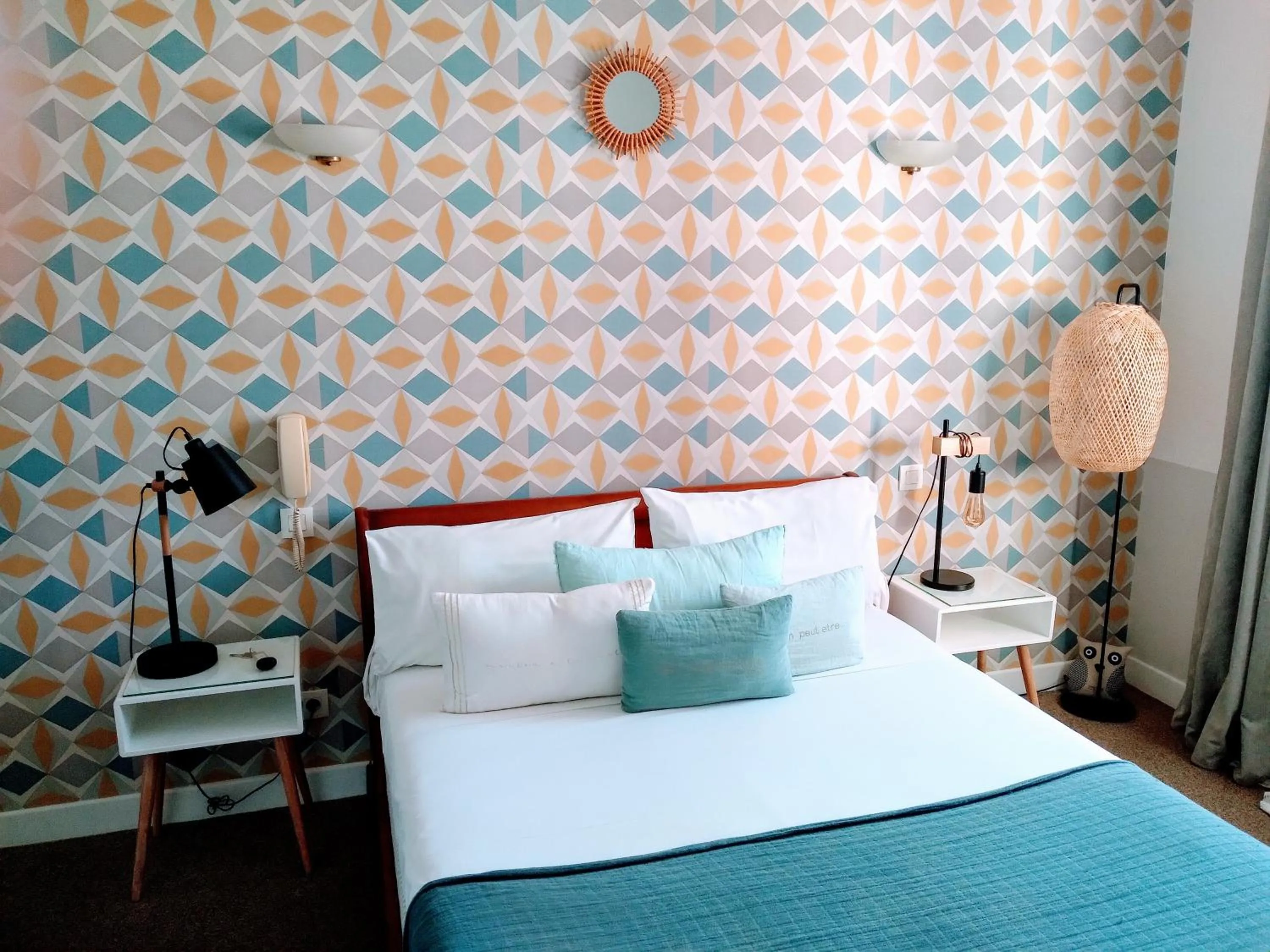 Bedroom in Hôtel Camou