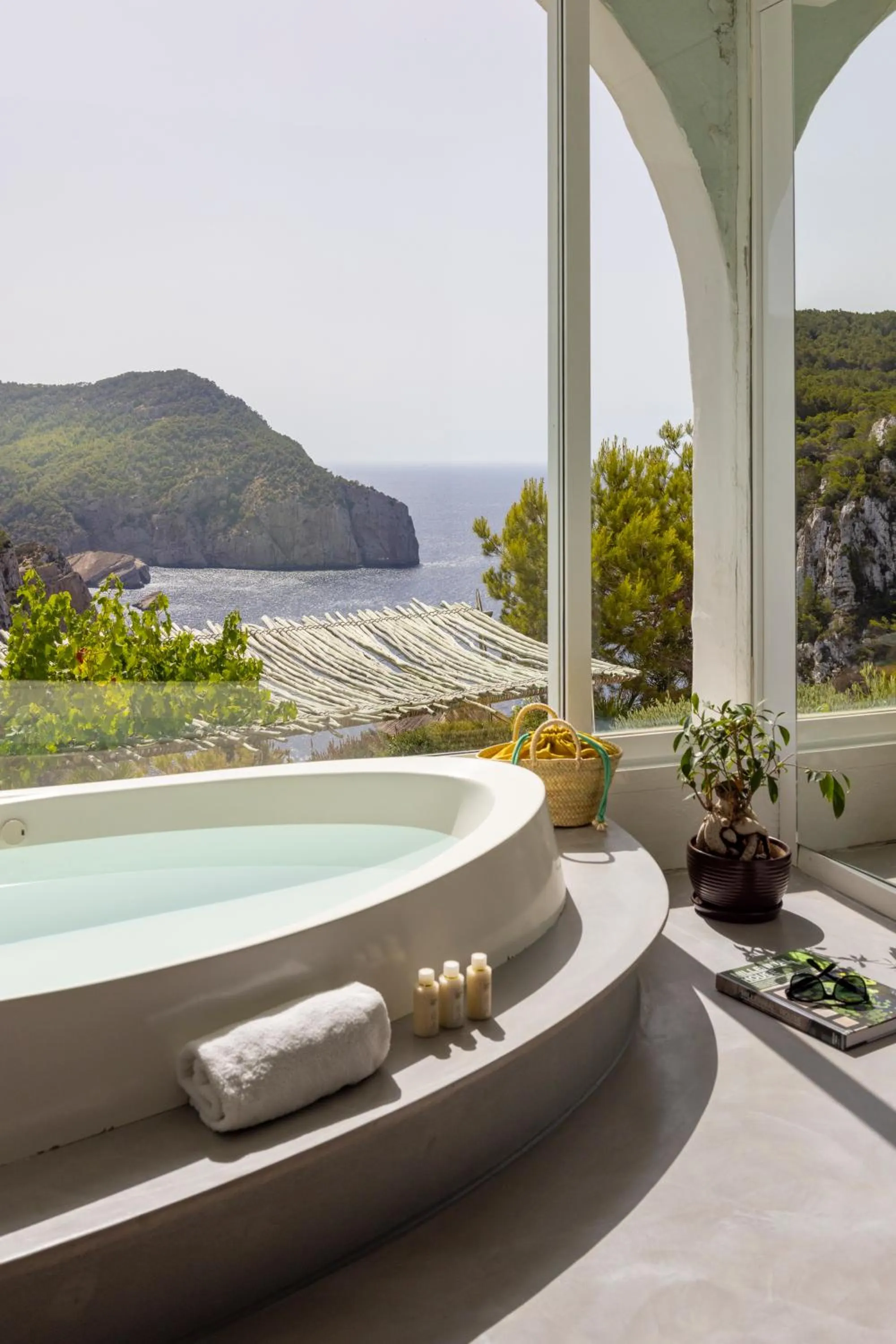 Natural landscape in Hacienda Na Xamena, Ibiza