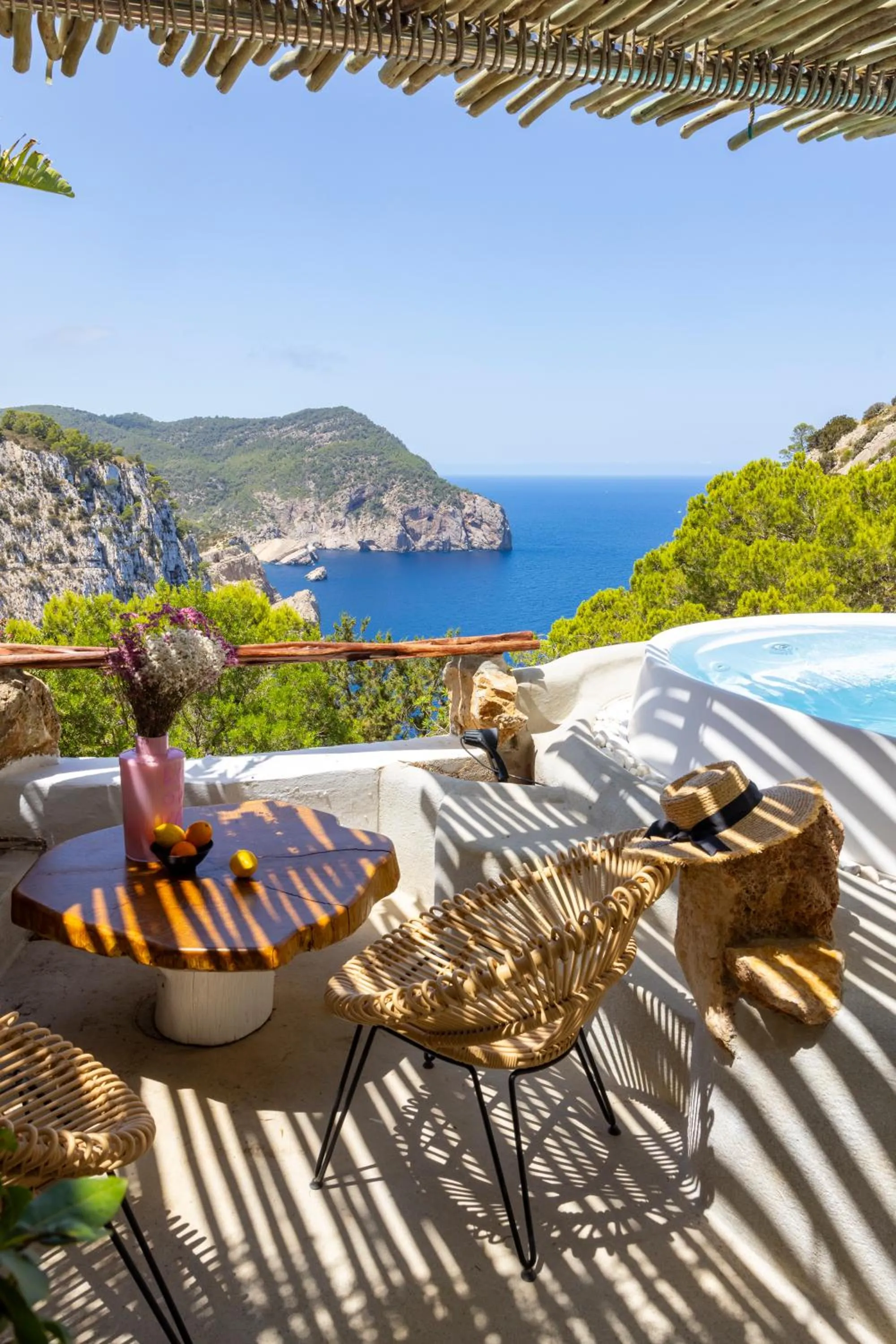 Natural landscape in Hacienda Na Xamena, Ibiza