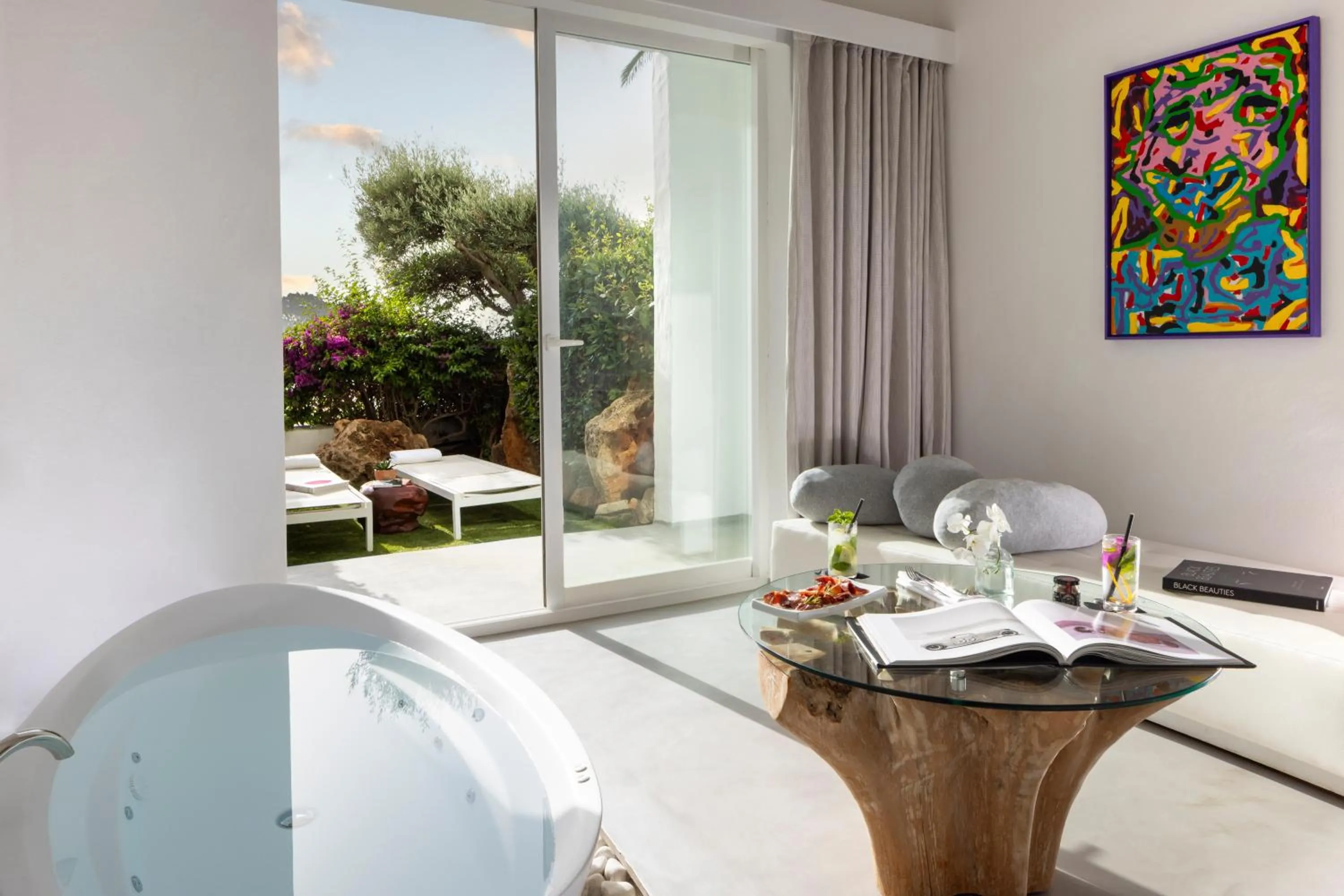 Garden in Hacienda Na Xamena, Ibiza