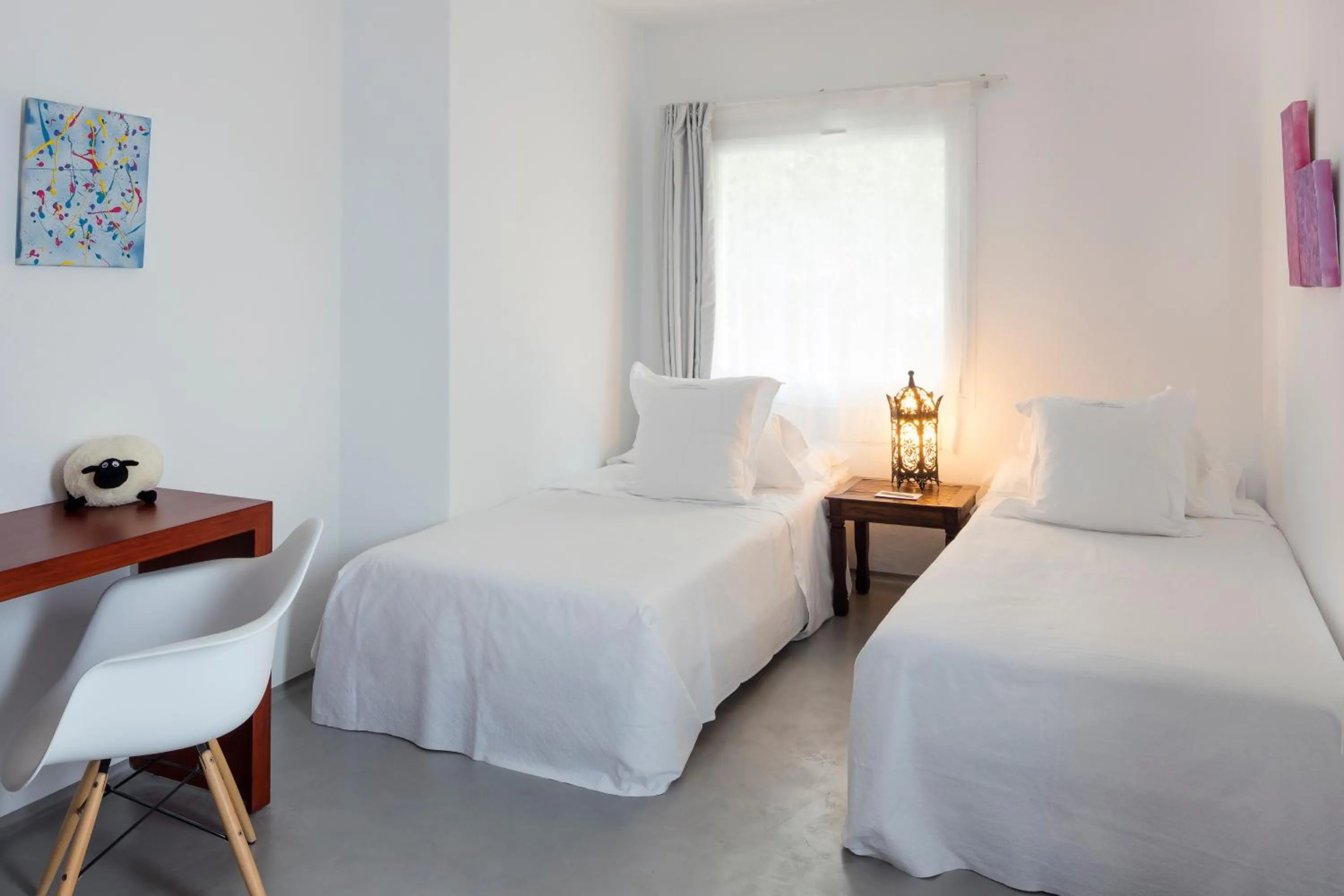 Bed in Hacienda Na Xamena, Ibiza