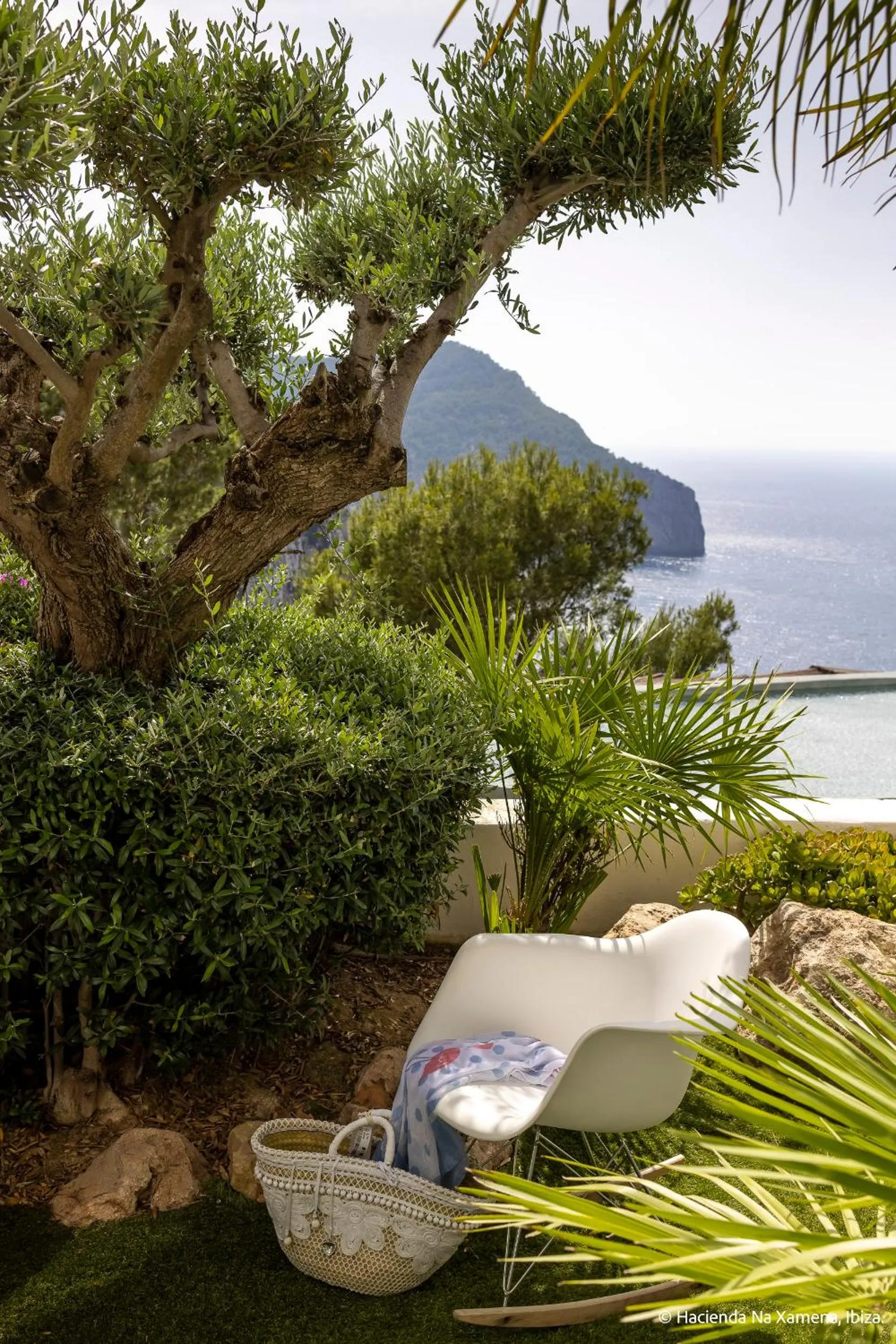 Natural landscape in Hacienda Na Xamena, Ibiza