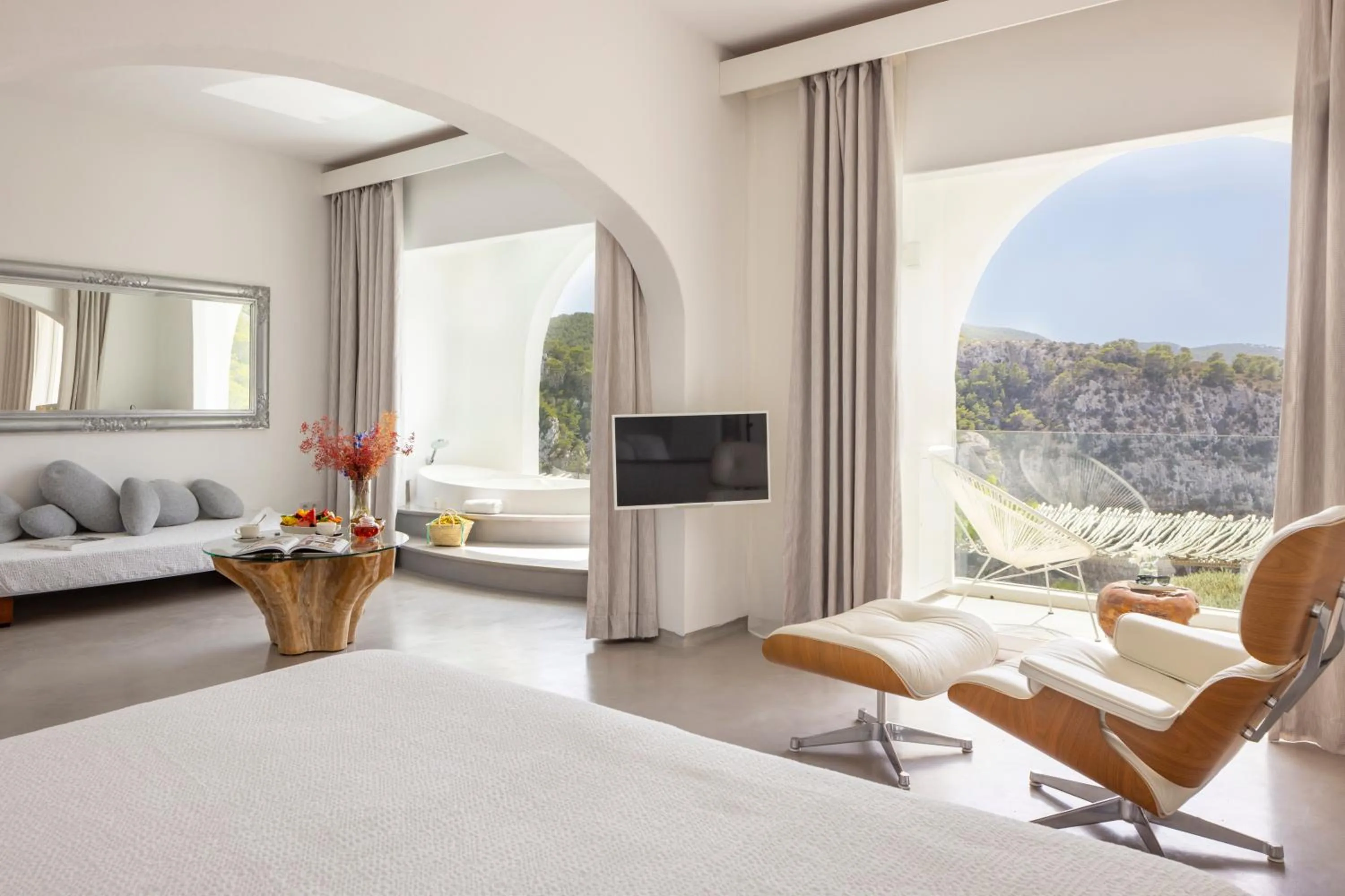 Bed in Hacienda Na Xamena, Ibiza