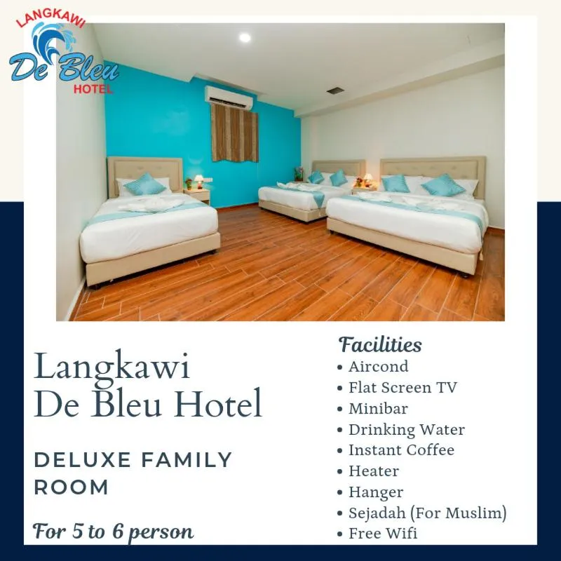 Bed in Langkawi De Bleu Hotel