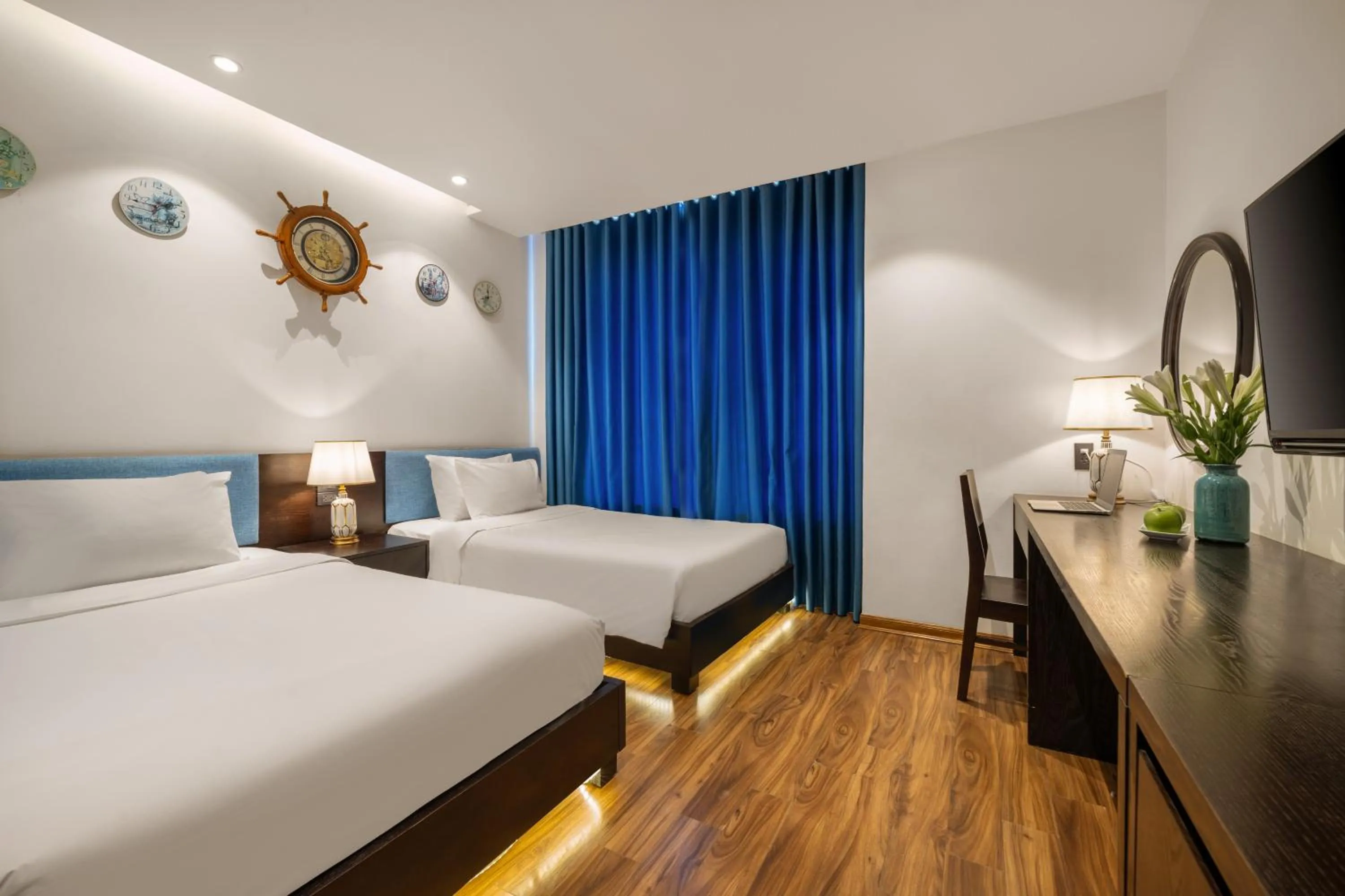 Night, Bed in Nostalgia Boutique Hotel