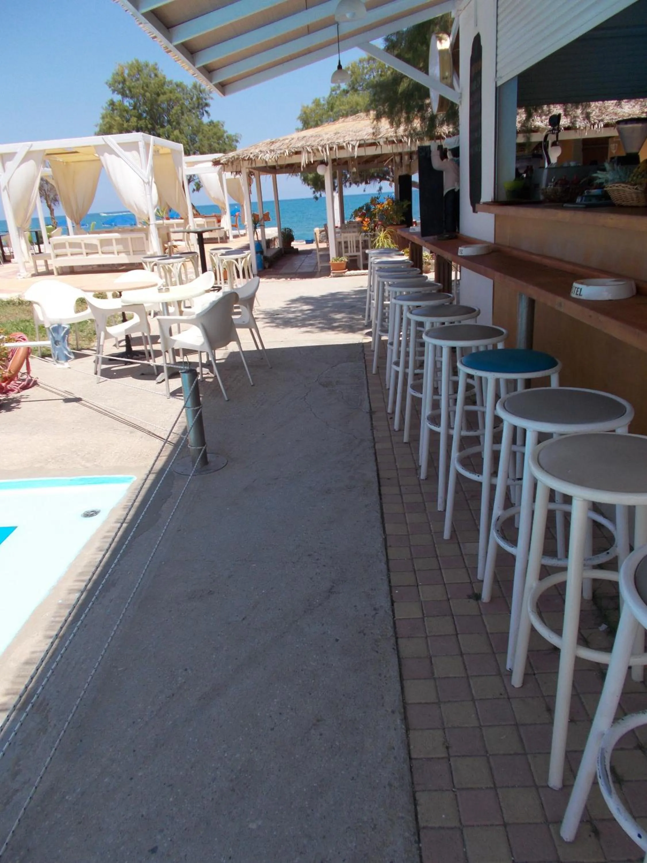 Lounge or bar in Hippokratis Apartments