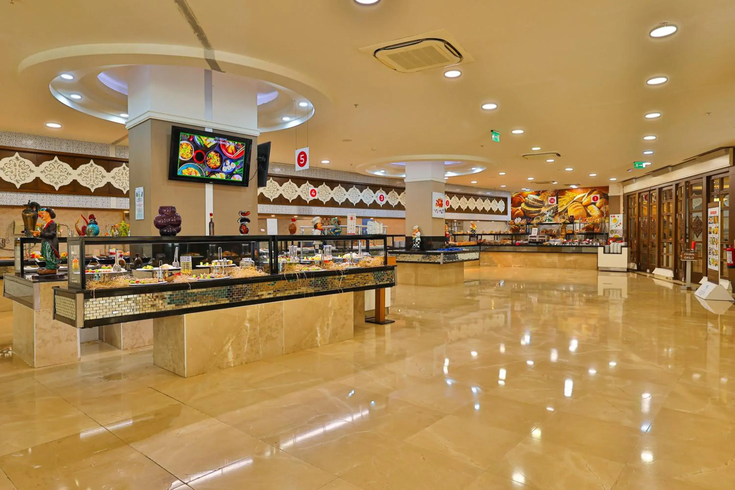 Buffet breakfast in Crystal Sunset Luxury Resort & Spa - Ultimate All Inclusive Buffet breakfast in Crystal Sunset Luxury Resort & Spa - Ultimate All Inclusive