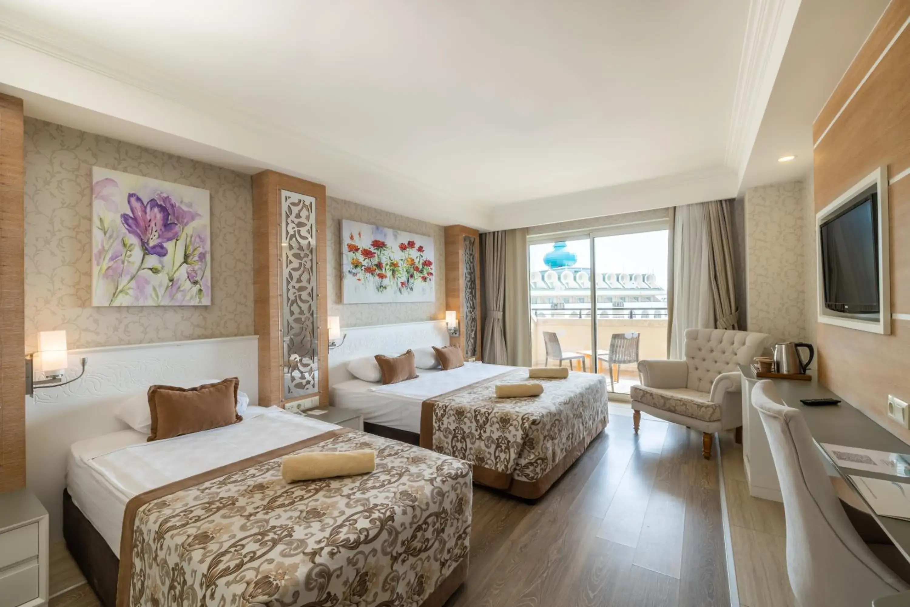 Property building, Bed in Crystal Sunset Luxury Resort & Spa - Ultimate All Inclusive Property building, Bed in Crystal Sunset Luxury Resort & Spa - Ultimate All Inclusive