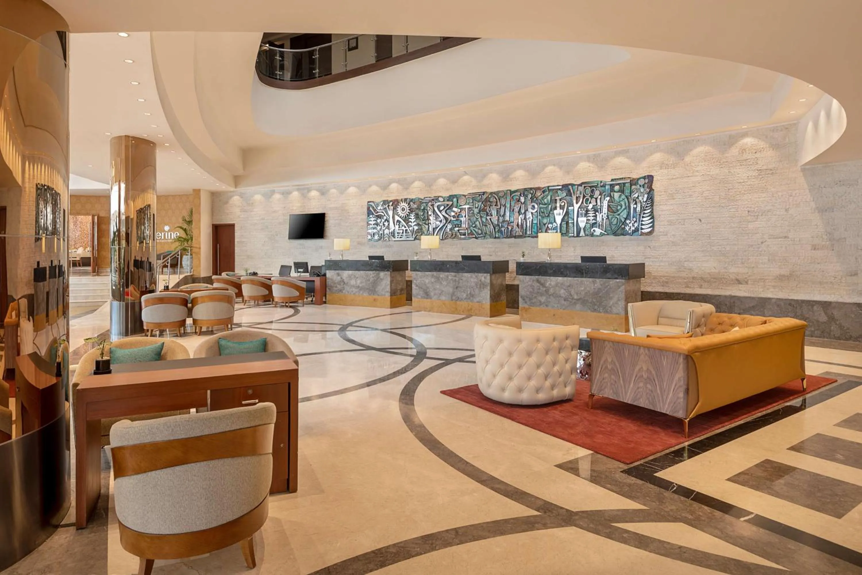 Lobby or reception in Radisson Salem