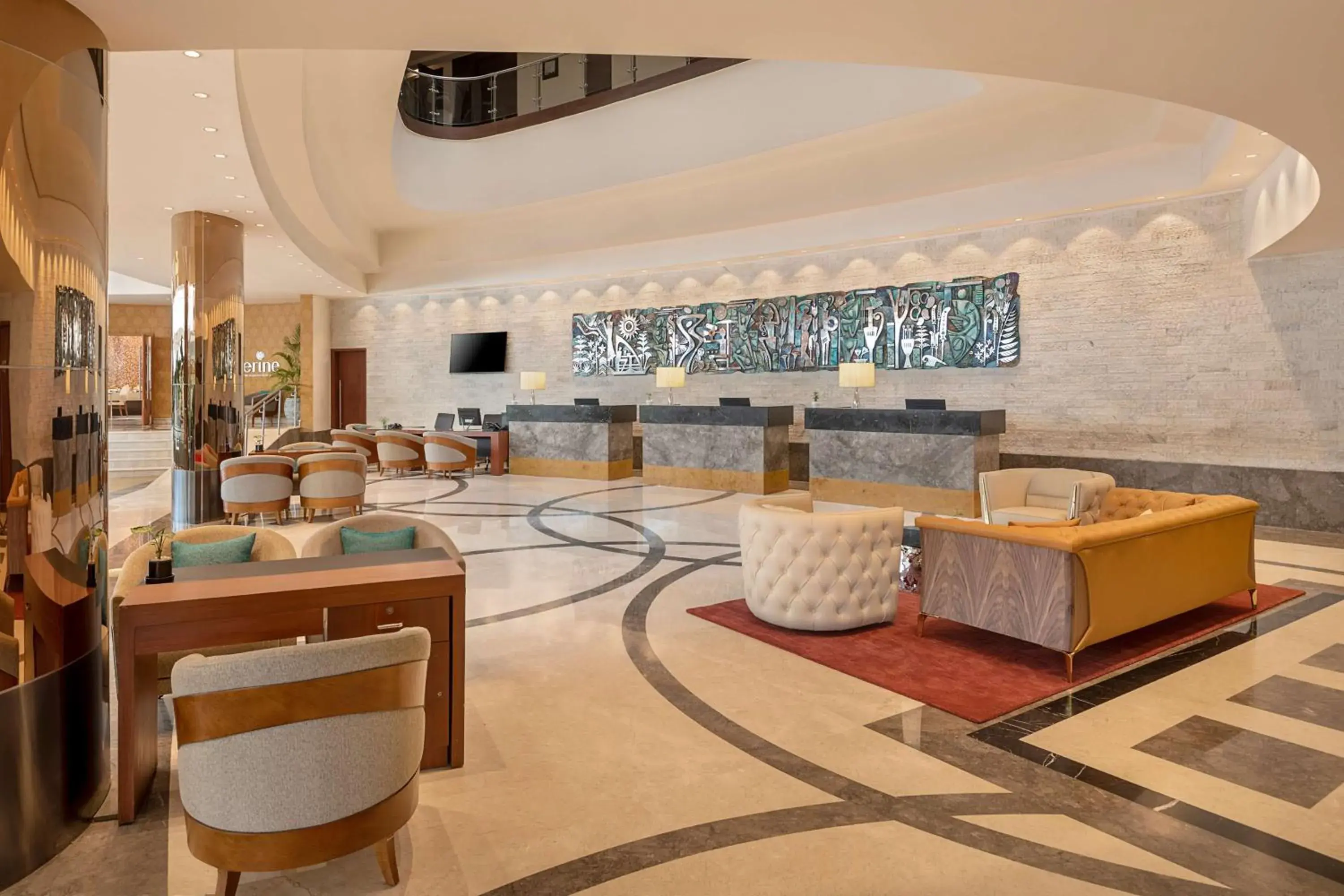 Lobby or reception in Radisson Salem Lobby or reception in Radisson Salem