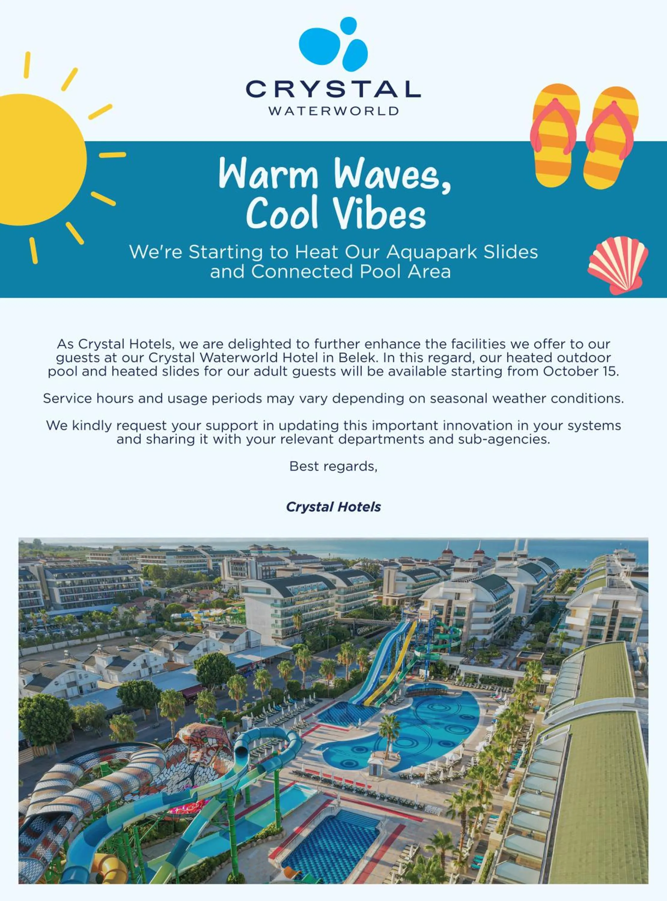 Swimming pool in Crystal Waterworld Aqua Collection - Ultimate All Inclusive