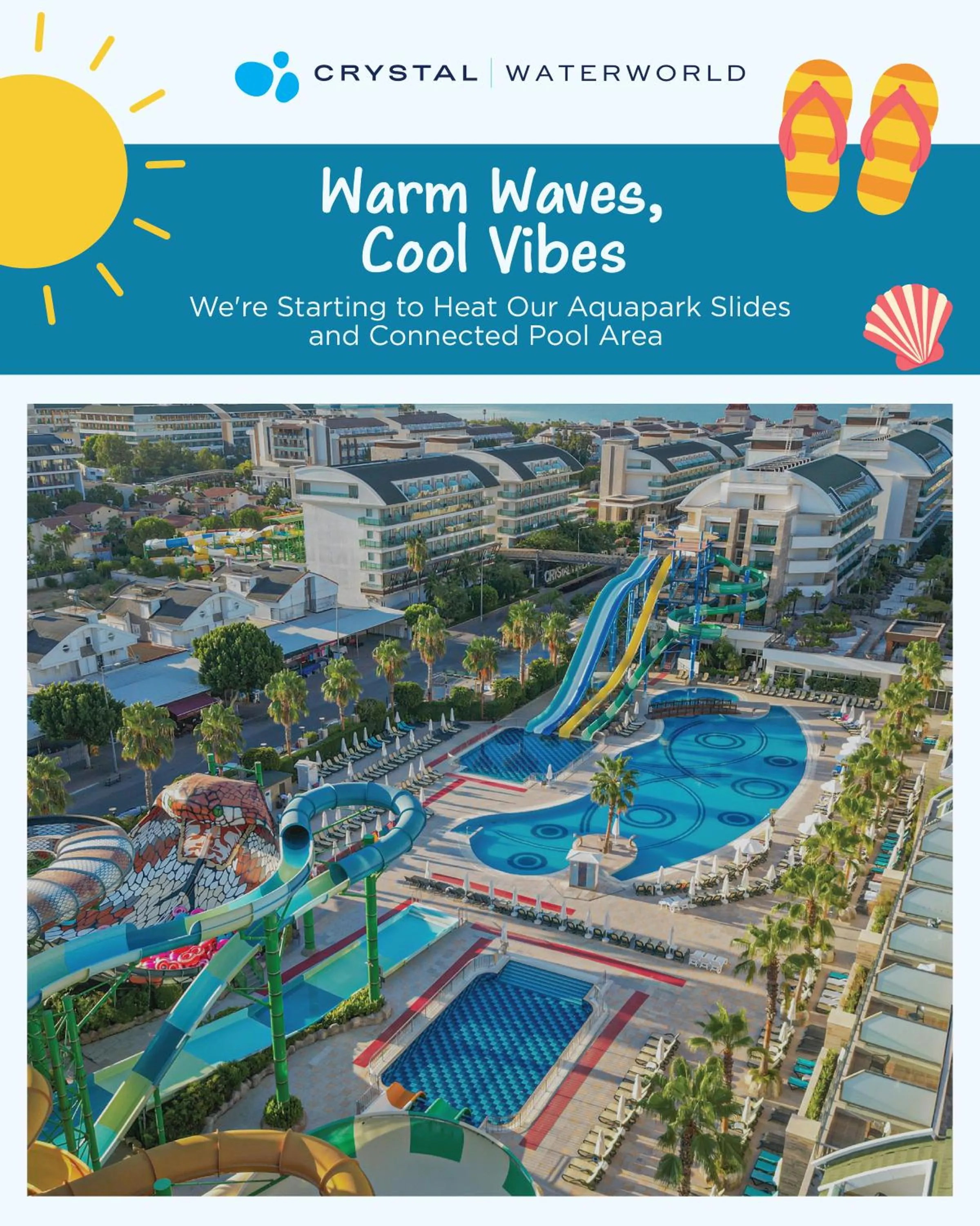 Swimming pool in Crystal Waterworld Aqua Collection - Ultimate All Inclusive