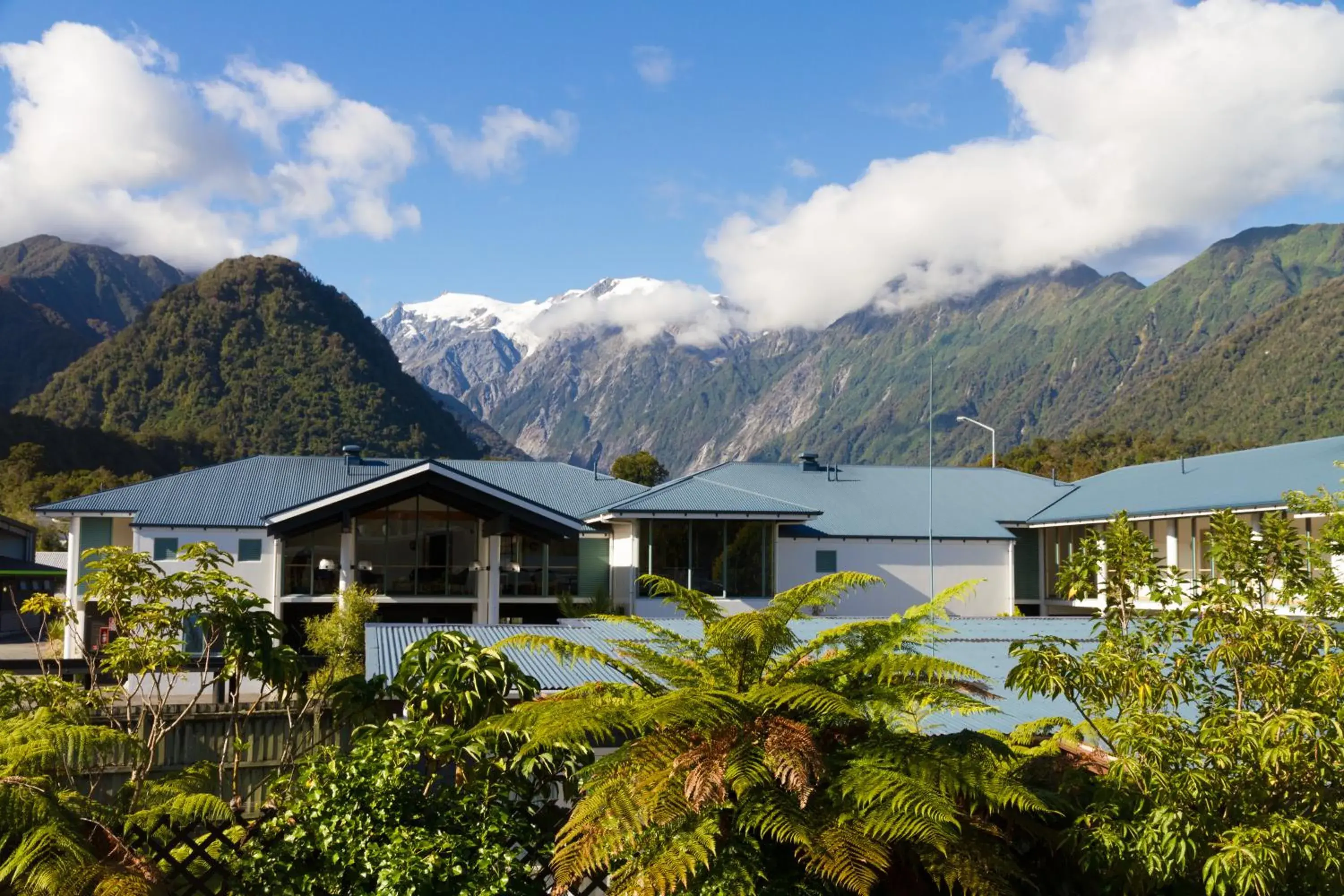Landmark view in Scenic Hotel Franz Josef Glacier Landmark view in Scenic Hotel Franz Josef Glacier