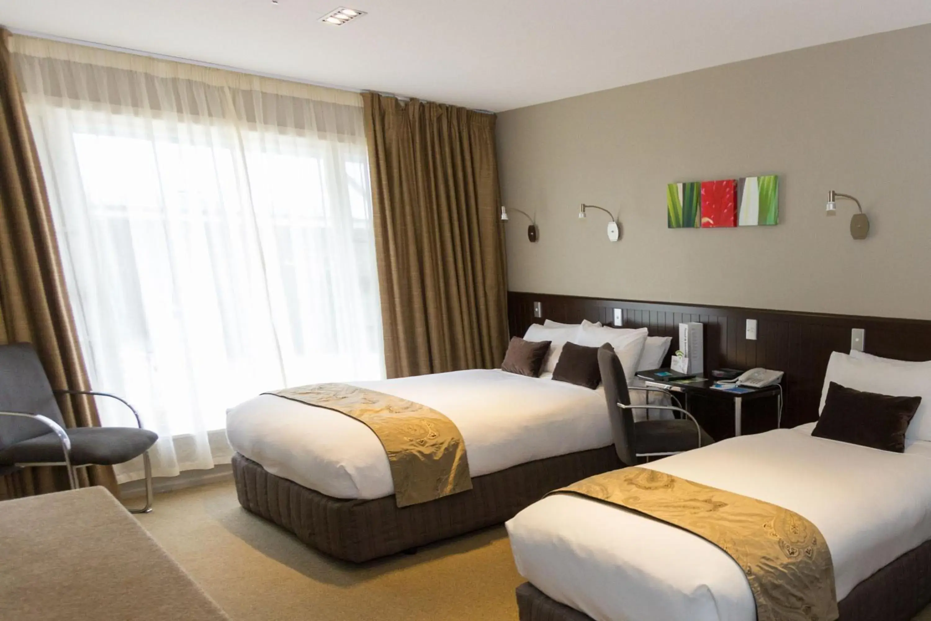 Bed in Scenic Hotel Franz Josef Glacier Bed in Scenic Hotel Franz Josef Glacier