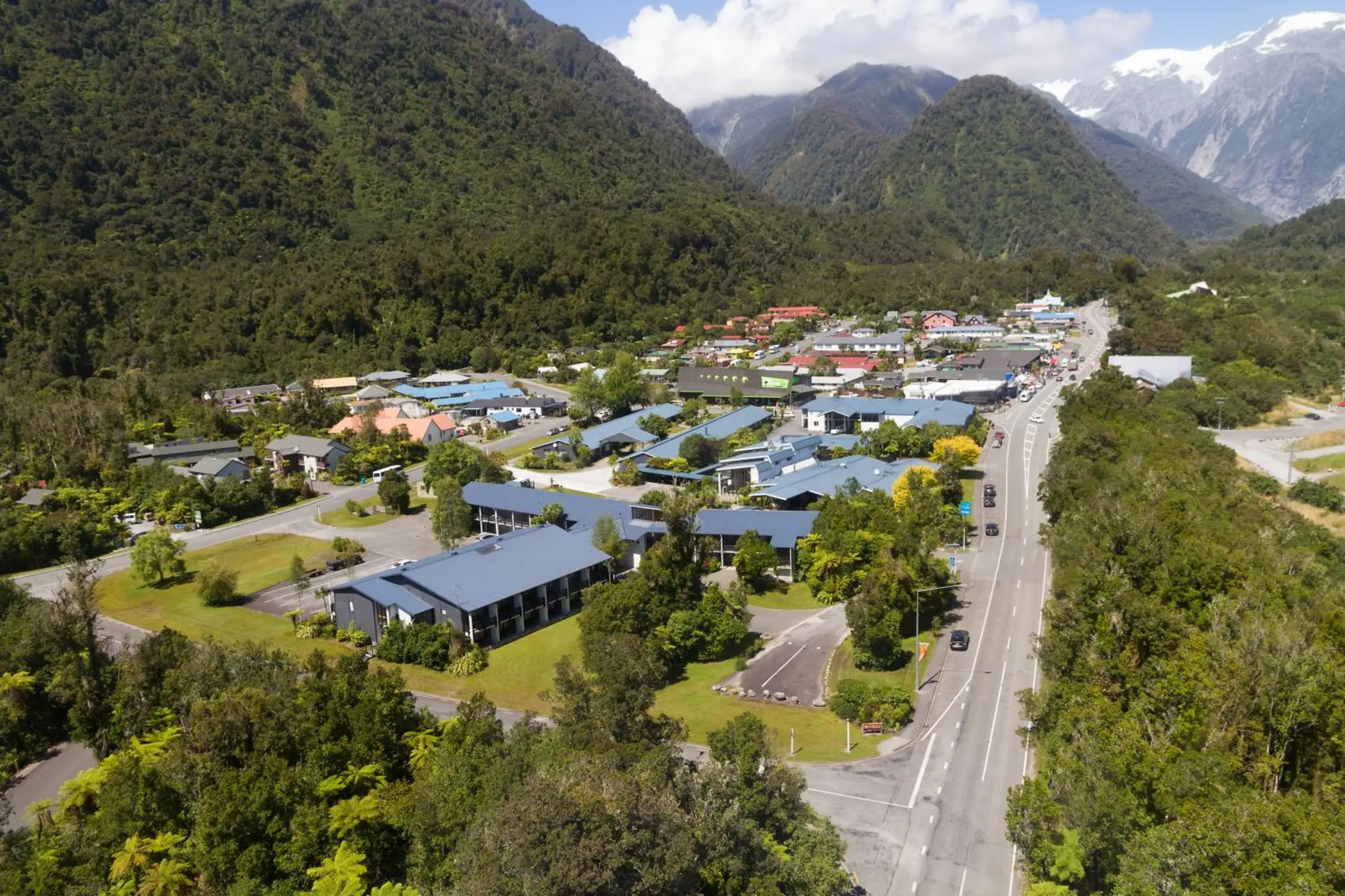 Bird's eye view in Scenic Hotel Franz Josef Glacier Bird's eye view in Scenic Hotel Franz Josef Glacier