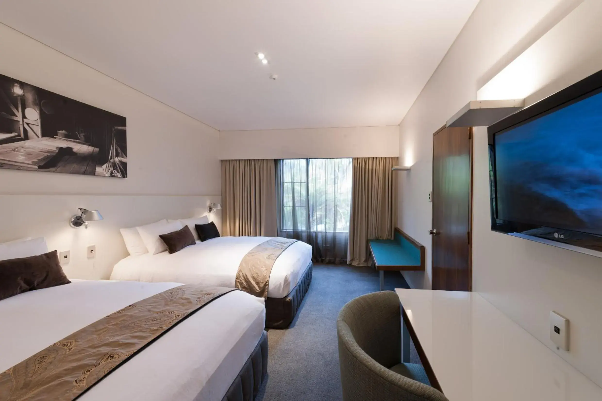 Bed in Scenic Hotel Franz Josef Glacier Bed in Scenic Hotel Franz Josef Glacier