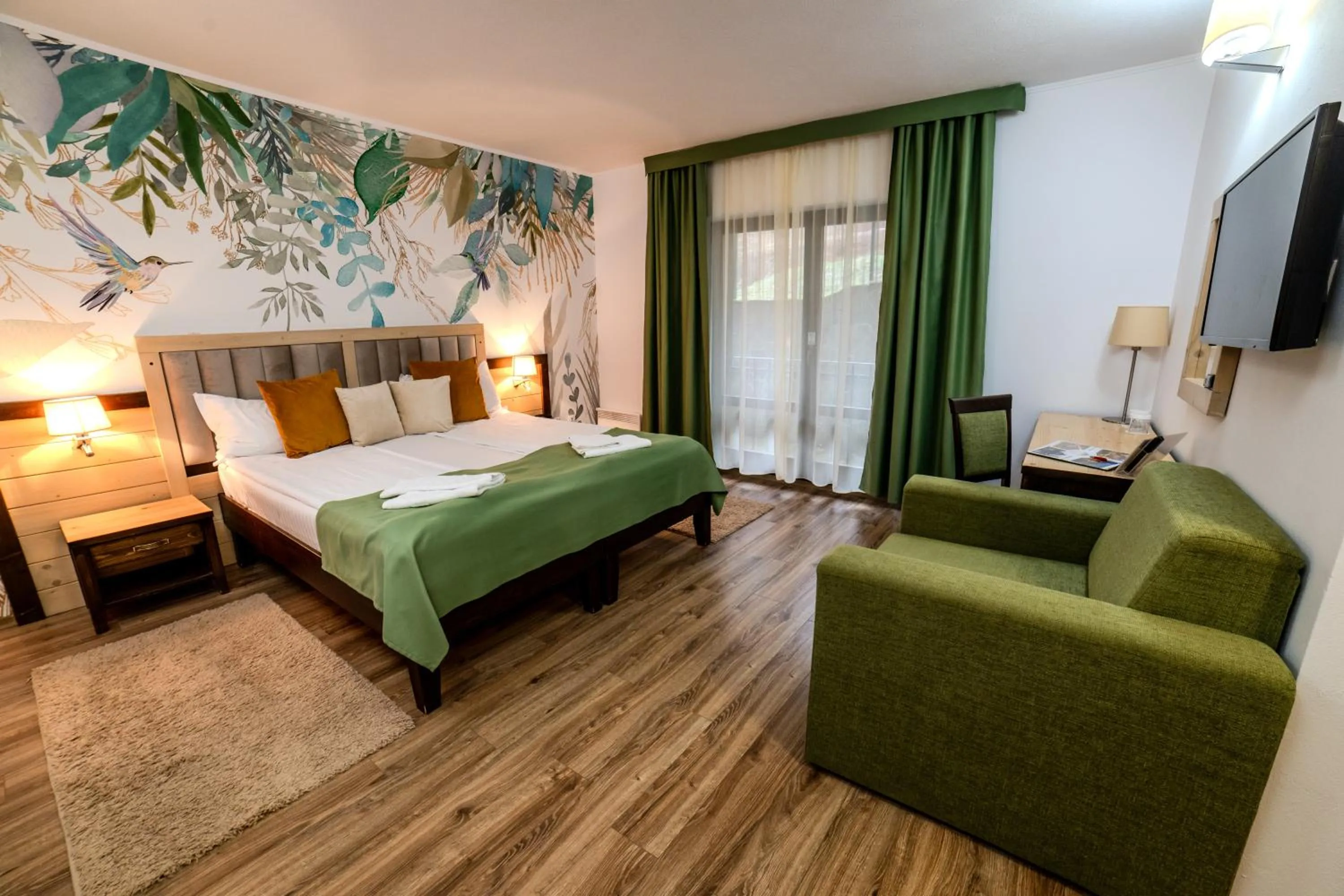 Bed in Hotel Szeifert
