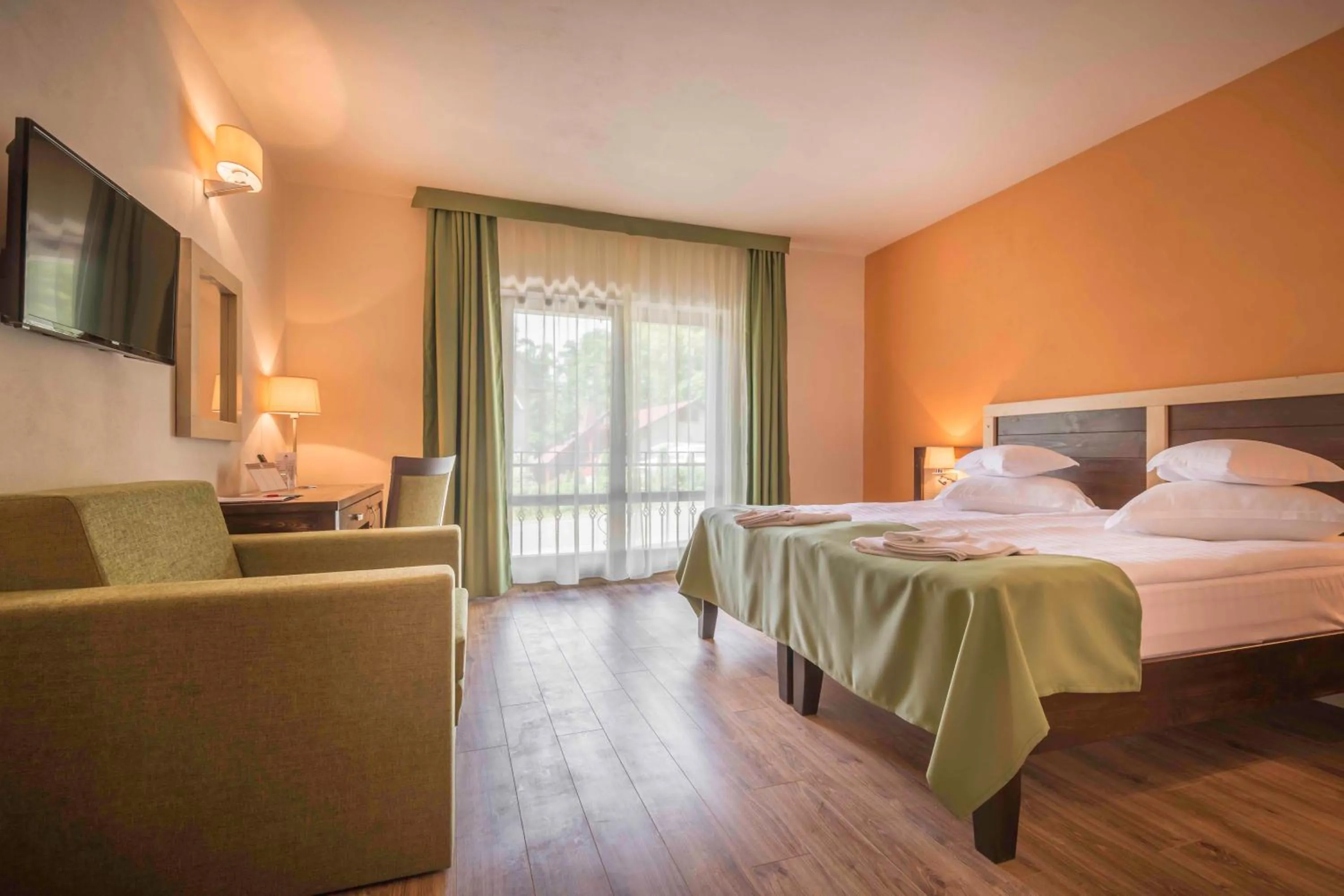 Bed in Hotel Szeifert