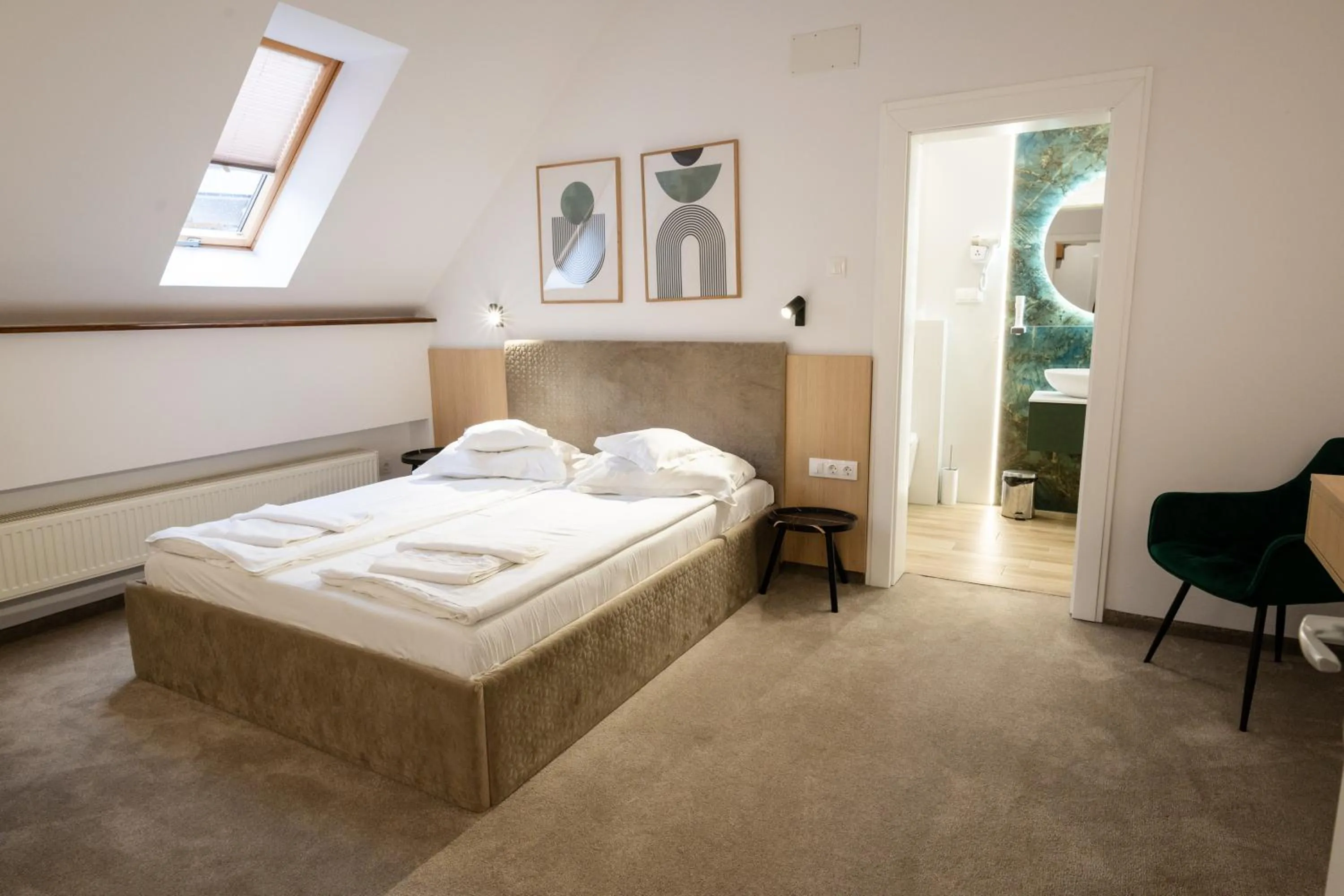 Bed in Hotel Szeifert