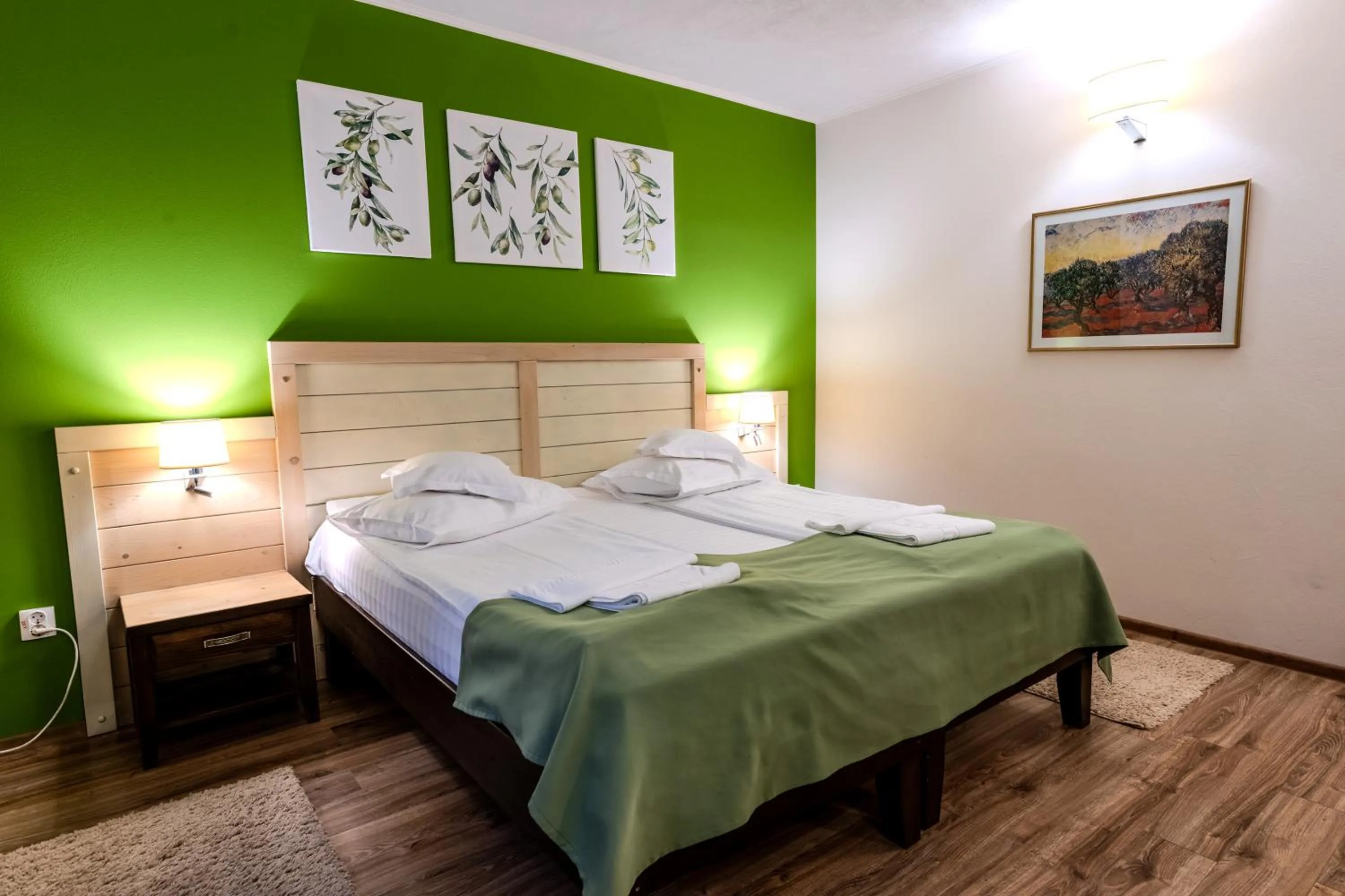 Bed in Hotel Szeifert