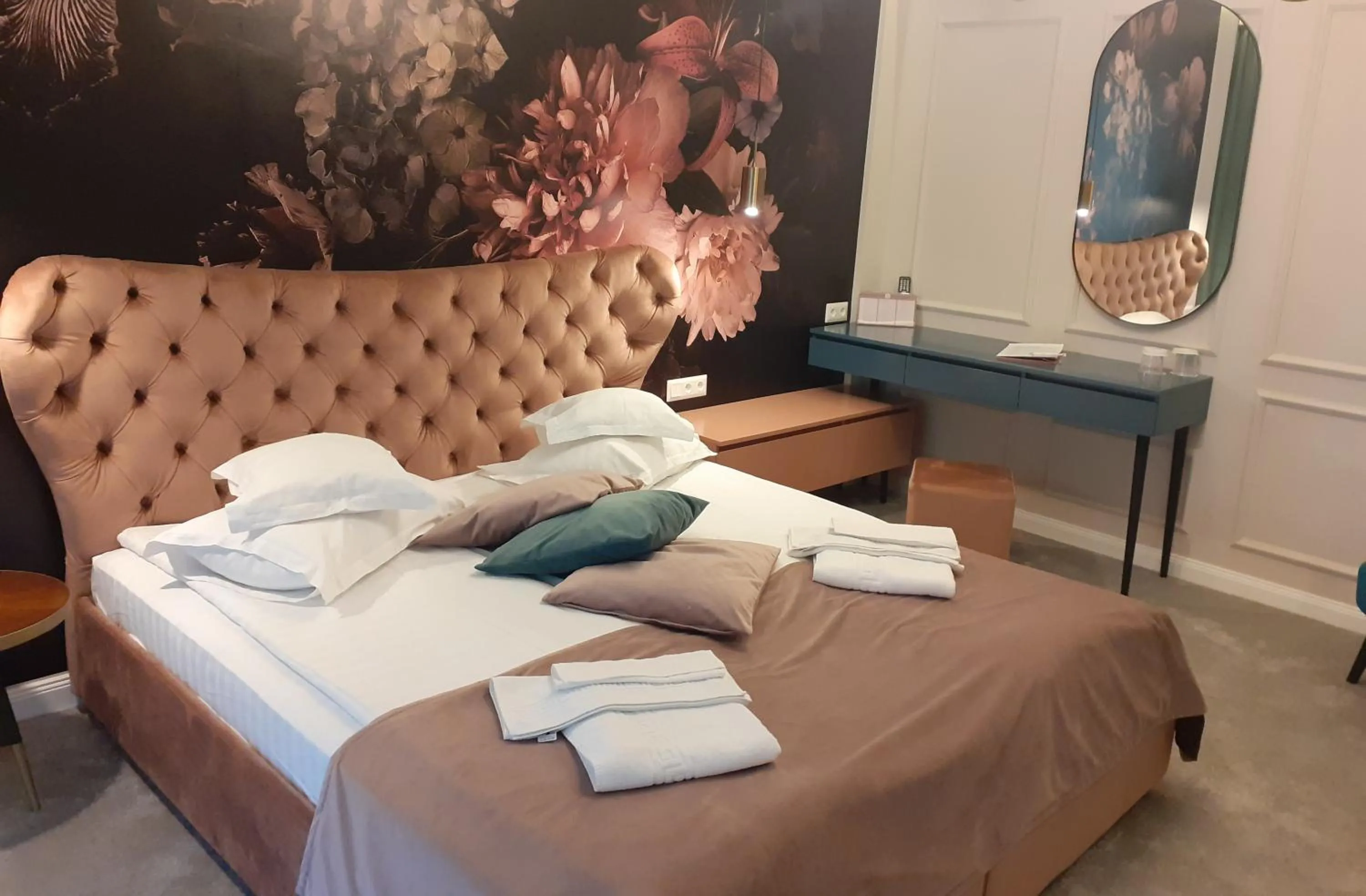 Bed in Hotel Szeifert