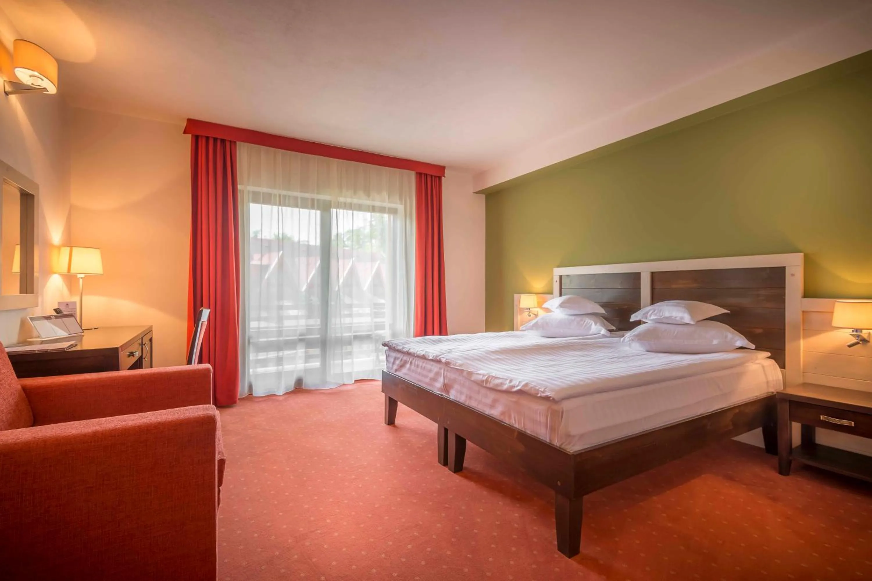 Bed in Hotel Szeifert
