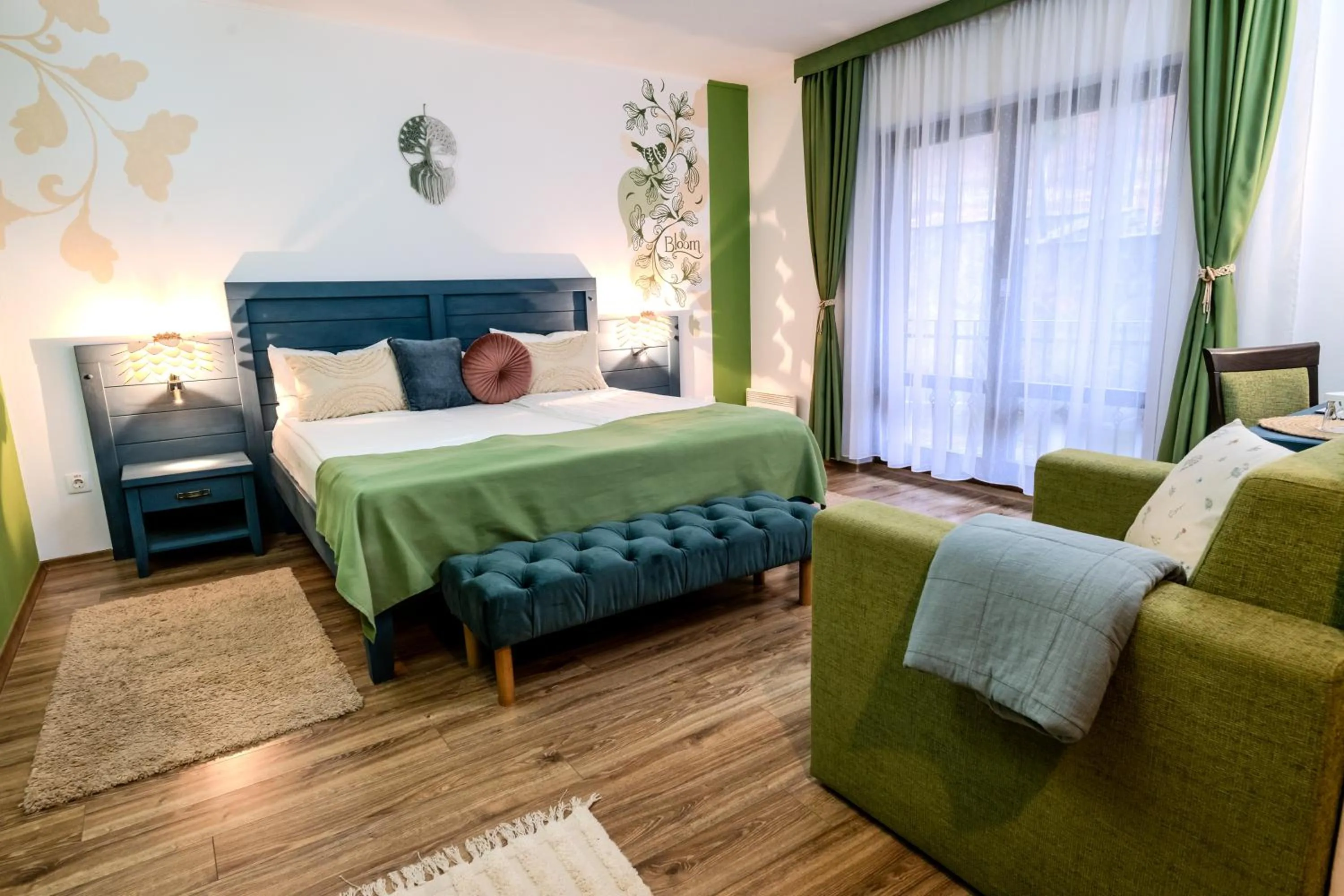 Bed in Hotel Szeifert