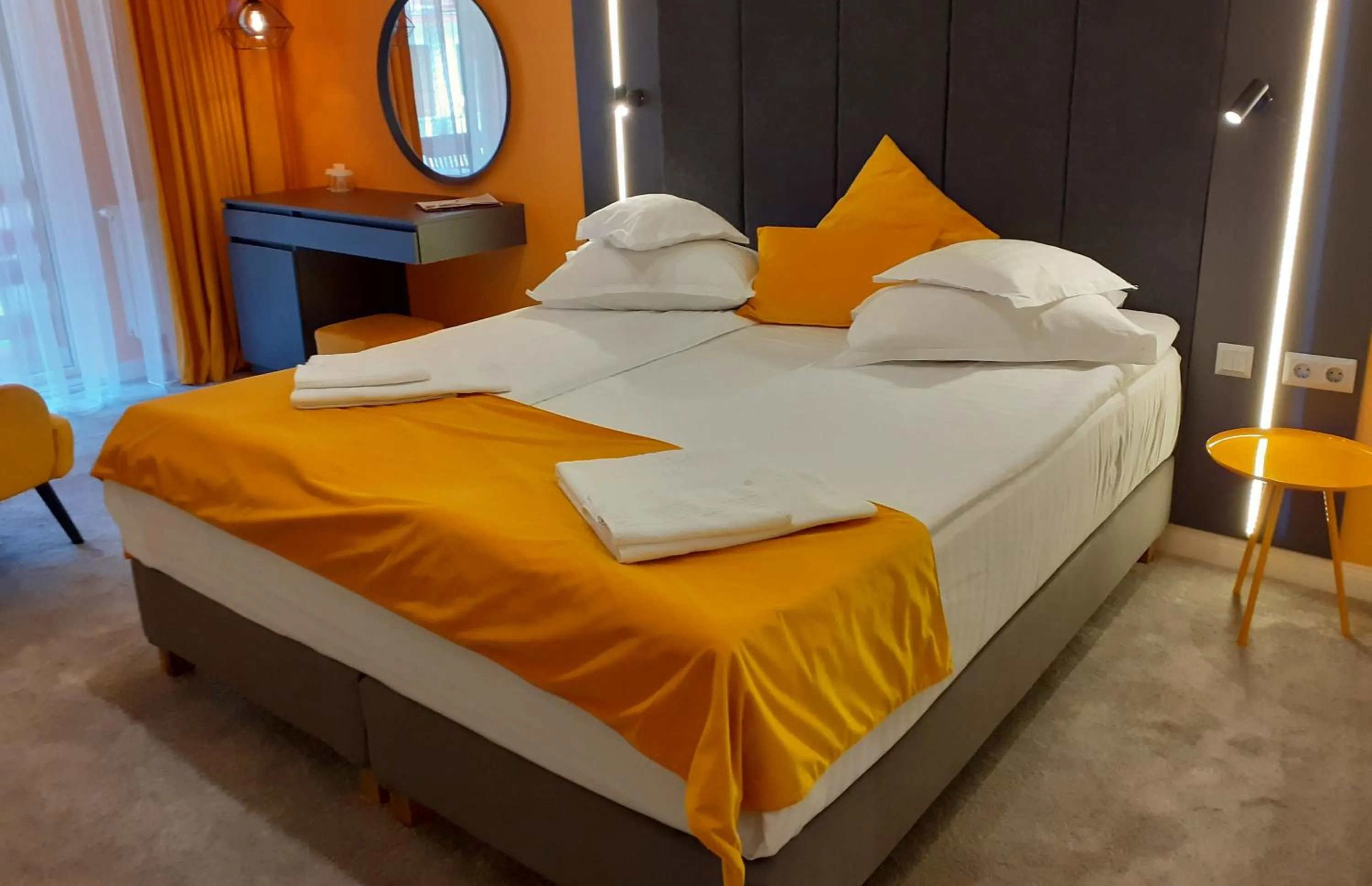 Bed in Hotel Szeifert