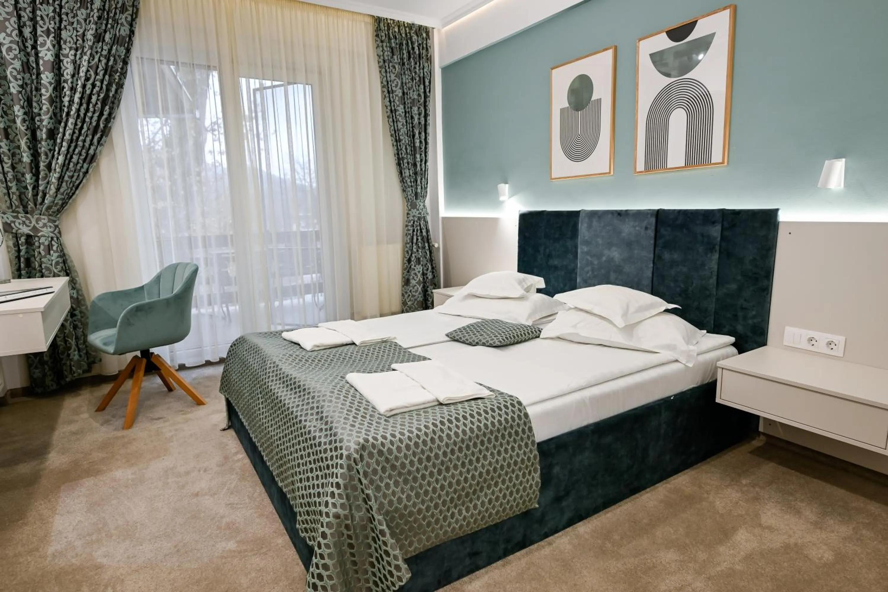 Bed in Hotel Szeifert