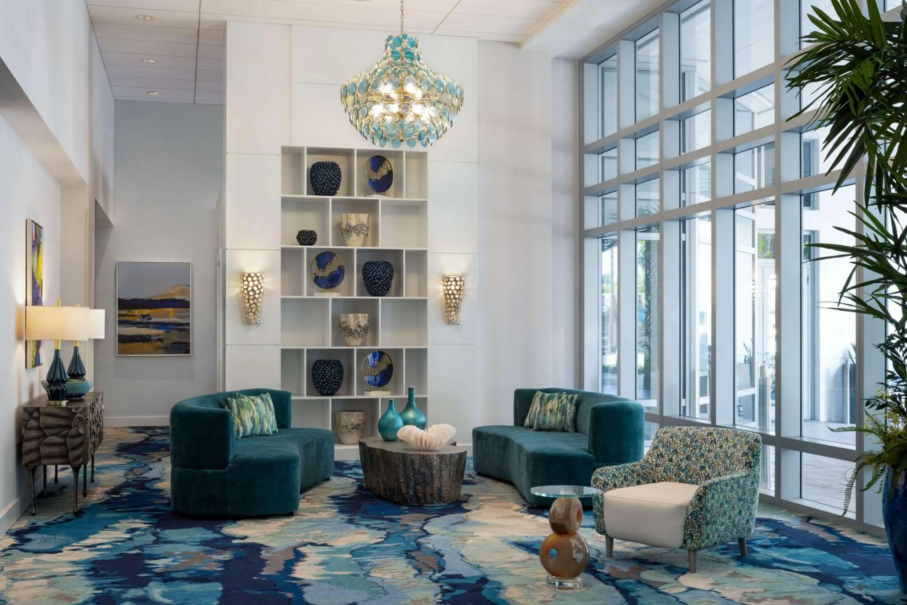 Lobby or reception in Hyatt Place Delray Beach