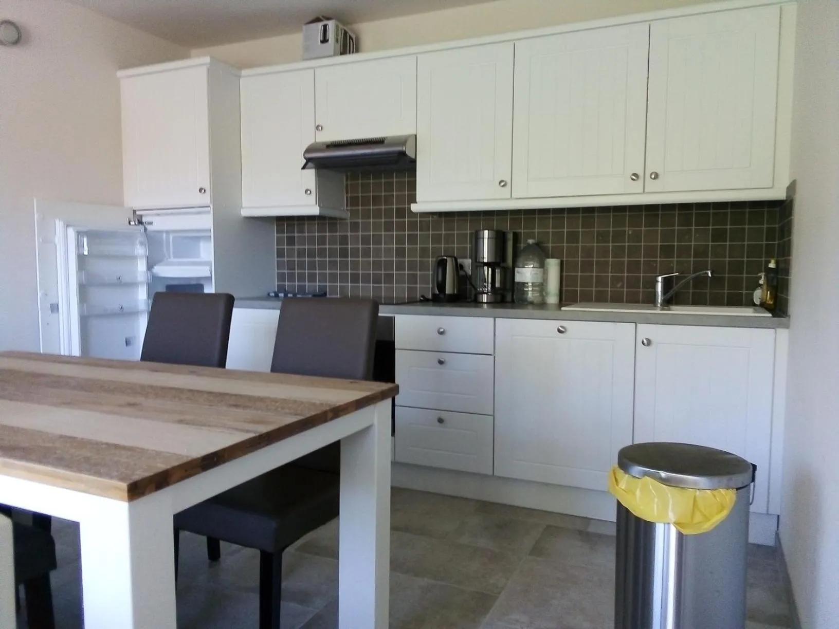 Kitchen or kitchenette in B&B Molen Ter Walle